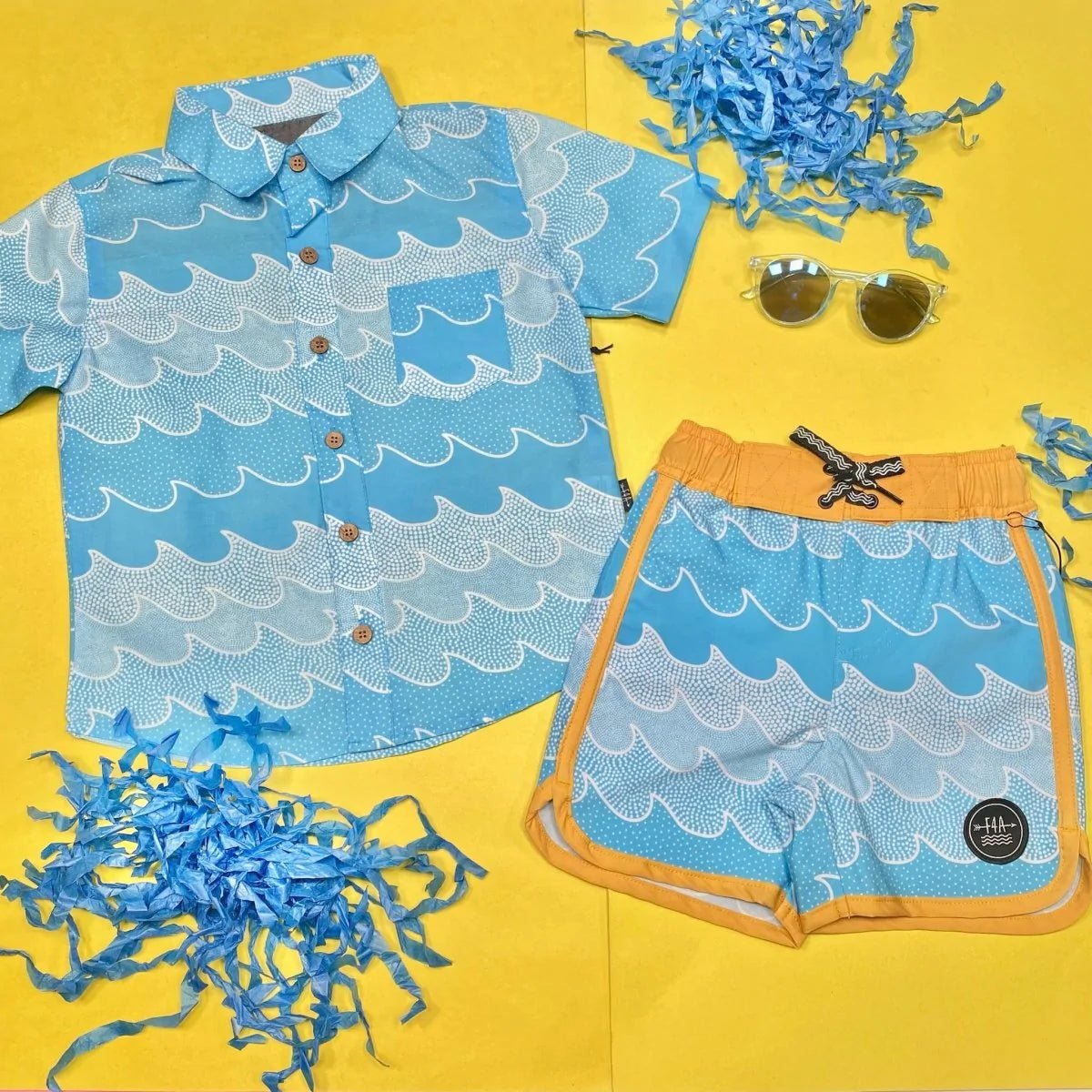 Start Spring/Summer off Right with New Feather 4 Arrow Swim and Button Downs - Mini Dreamers