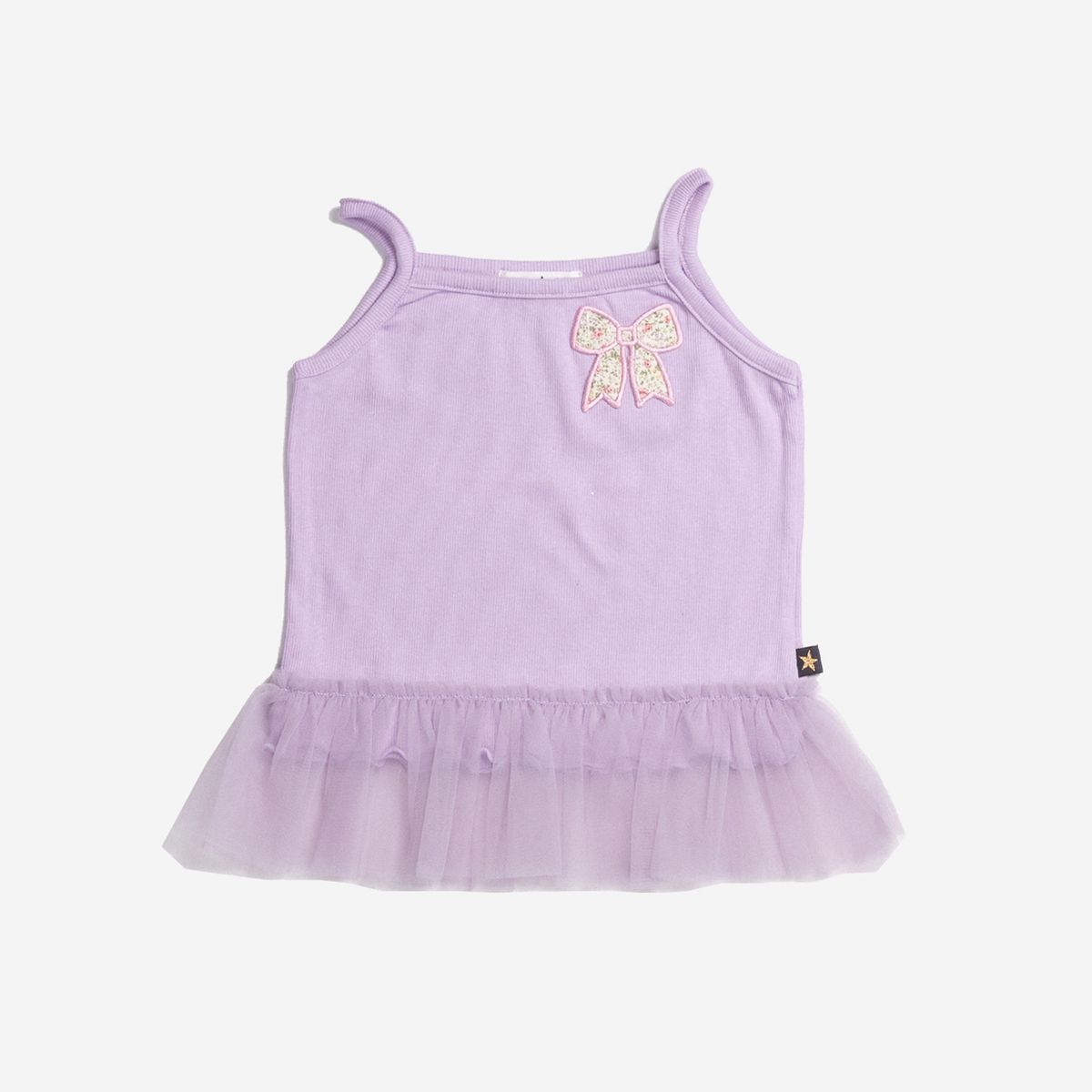 SOPHIA FLORAL BOW TUTU TANK TOP AND LEGGINGS SET