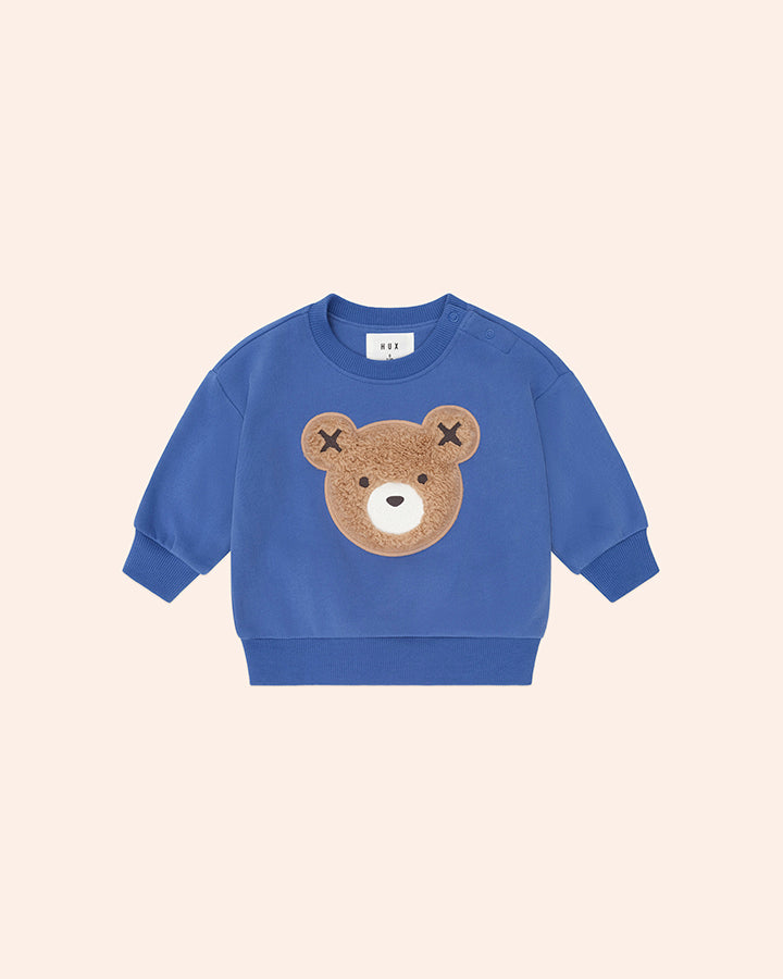 COBALT FURRY HUXBEAR SWEATSHIRT AND SWEATPANTS SET (PREORDER)