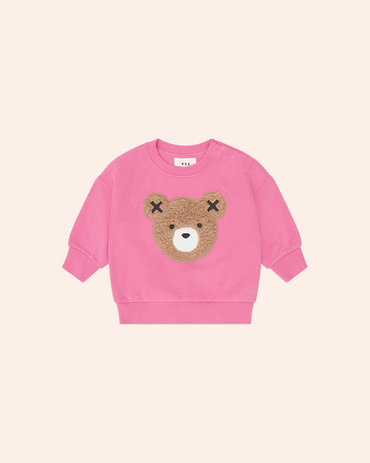 STRAWBERRY FURRY HUXBEAR SWEATSHIRT AND SWEATPANTS SET (PREORDER)