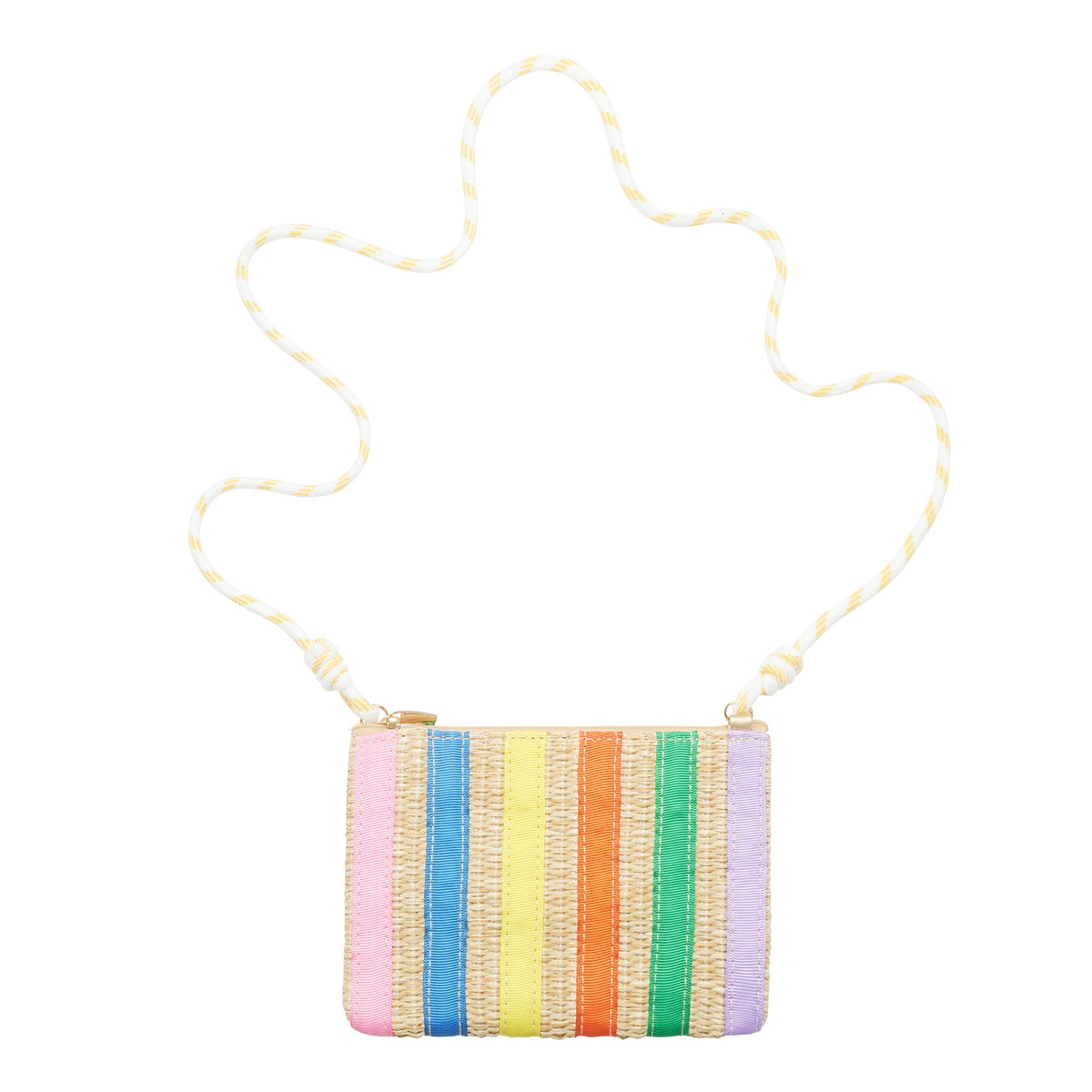 STRIPED STRAW BAG (PREORDER)