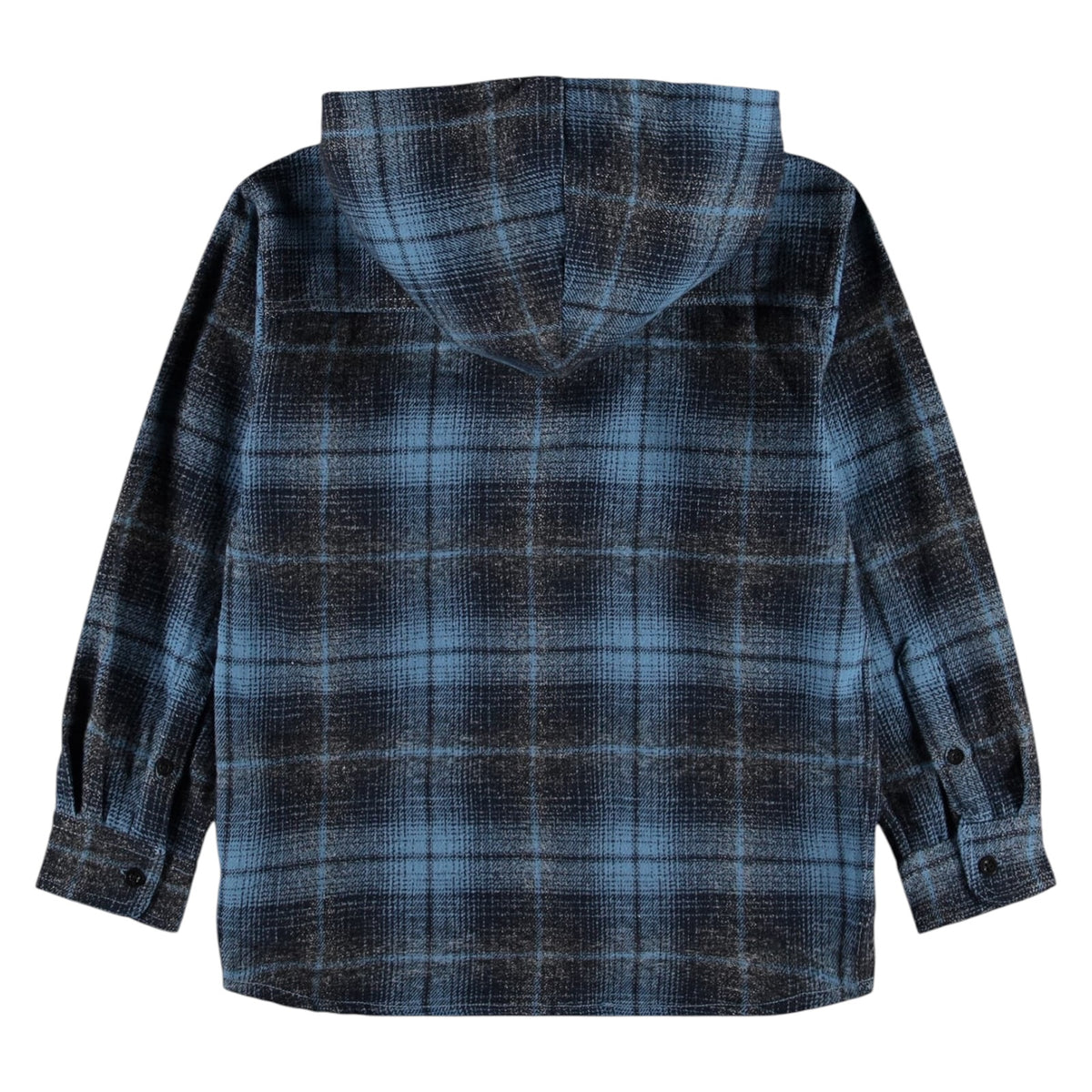 TWILIGHT CHECK RIZZ PLAID HOODED SHACKET (PREORDER)