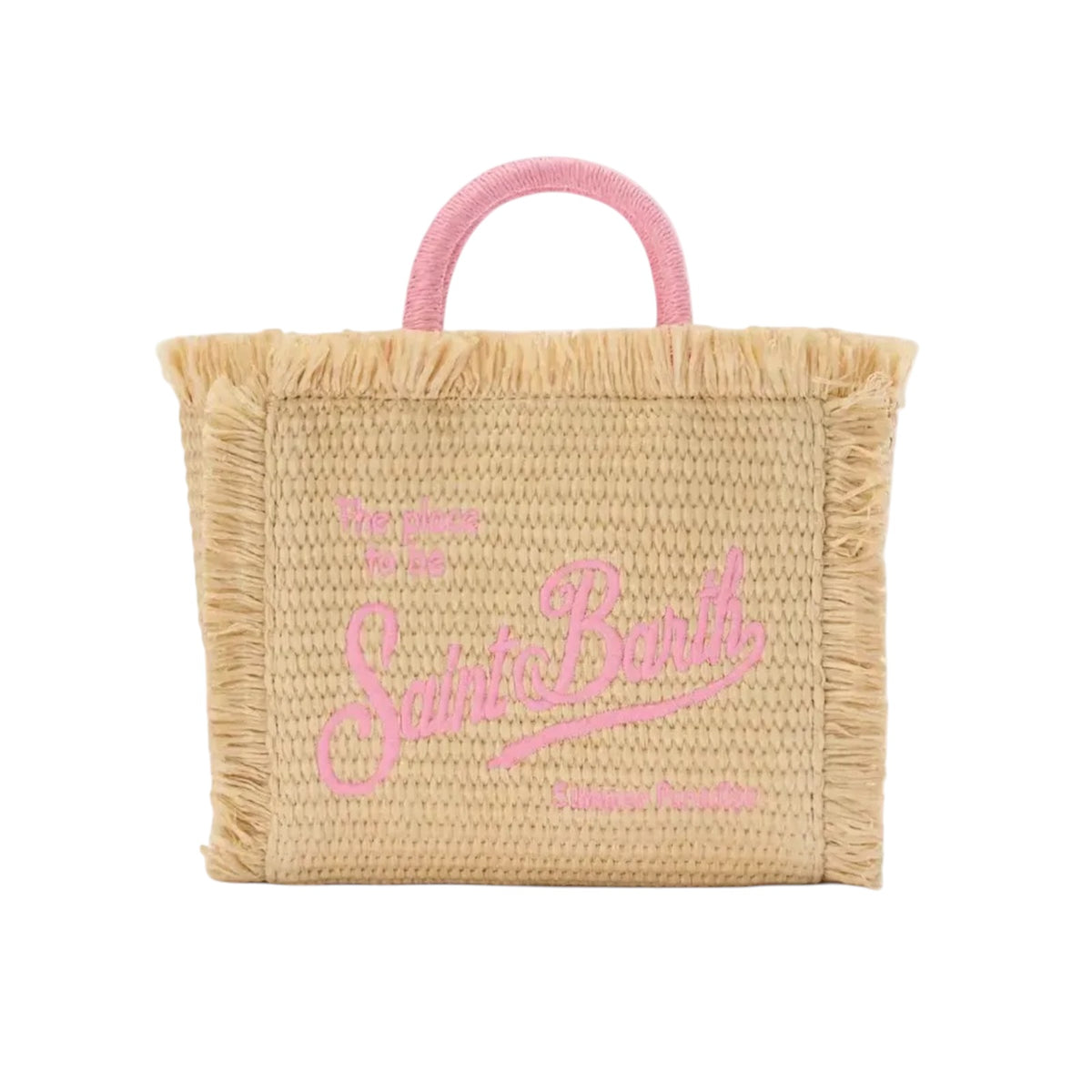 SAINT BARTH VANITY MINI STRAW BAG