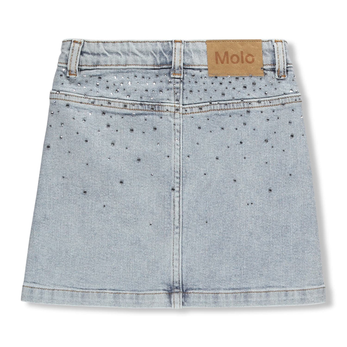 RHINESTONE DENIM SKIRT (PREORDER)