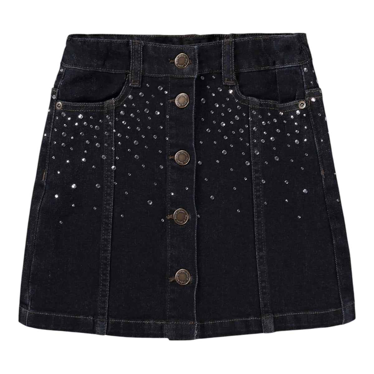 BERA RHINESTONE DENIM SKIRT (PREORDER)