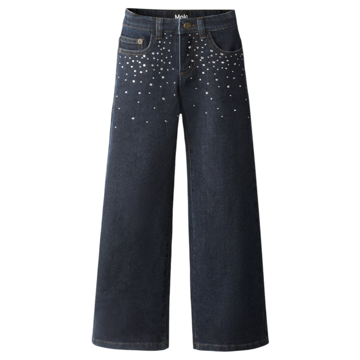 ASTA RHINESTONE DENIM PANTS (PREORDER)