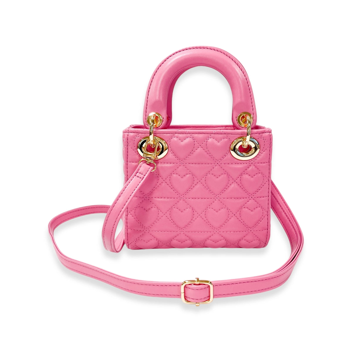 HEART QUILTED PURSE
