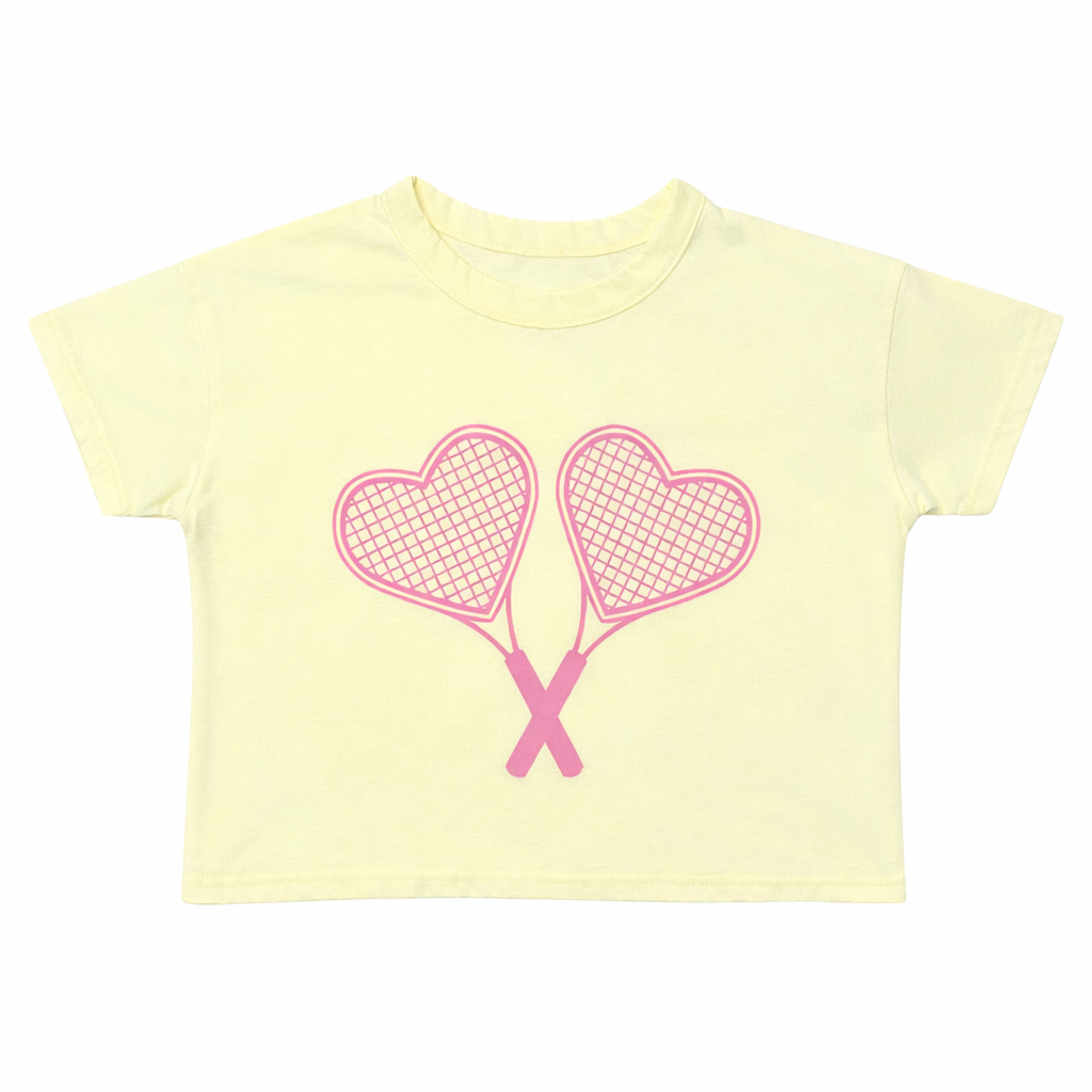 HEART SHAPED RACKET TSHIRT