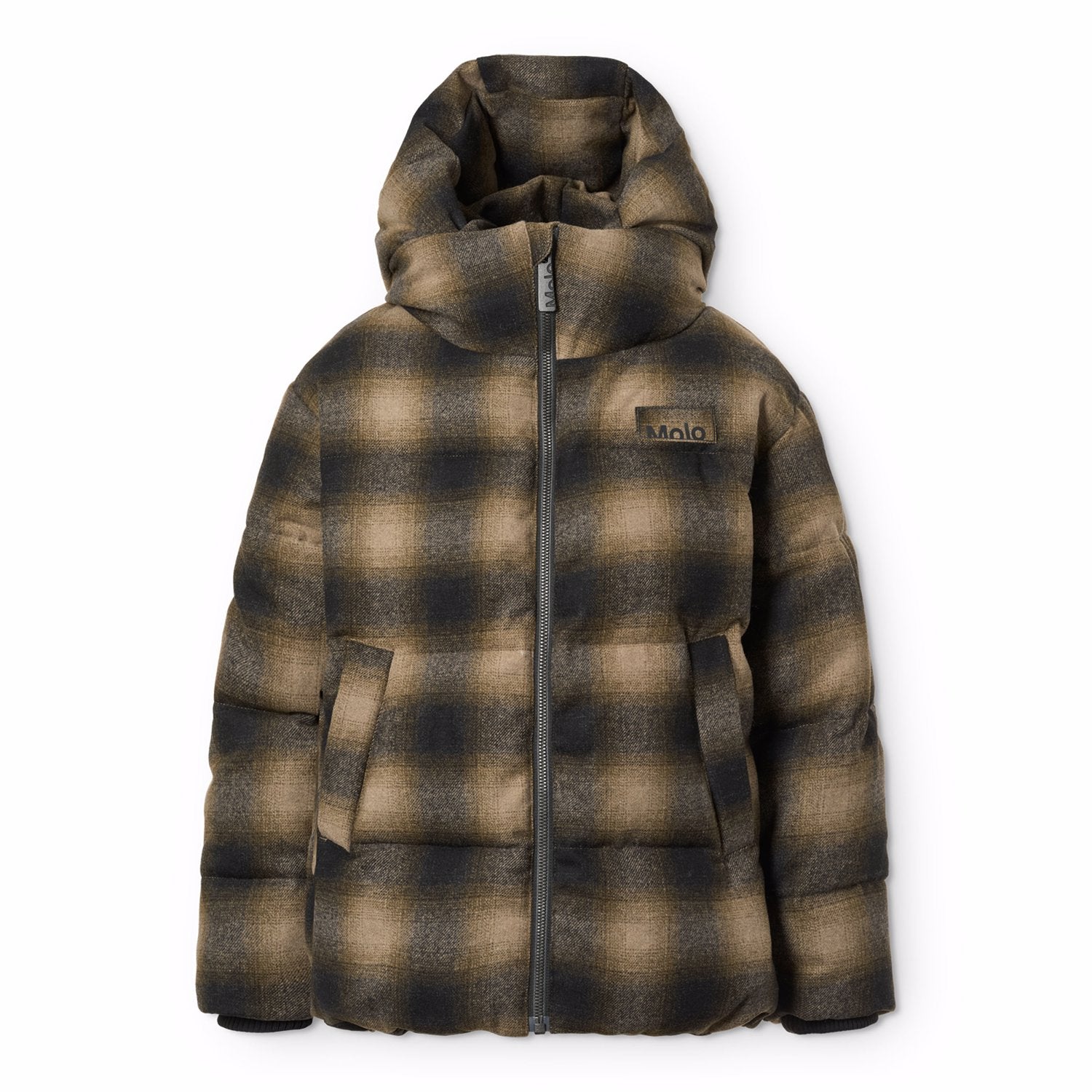 HILO PLAID PUFFER JACKET (PREORDER) - JACKETS