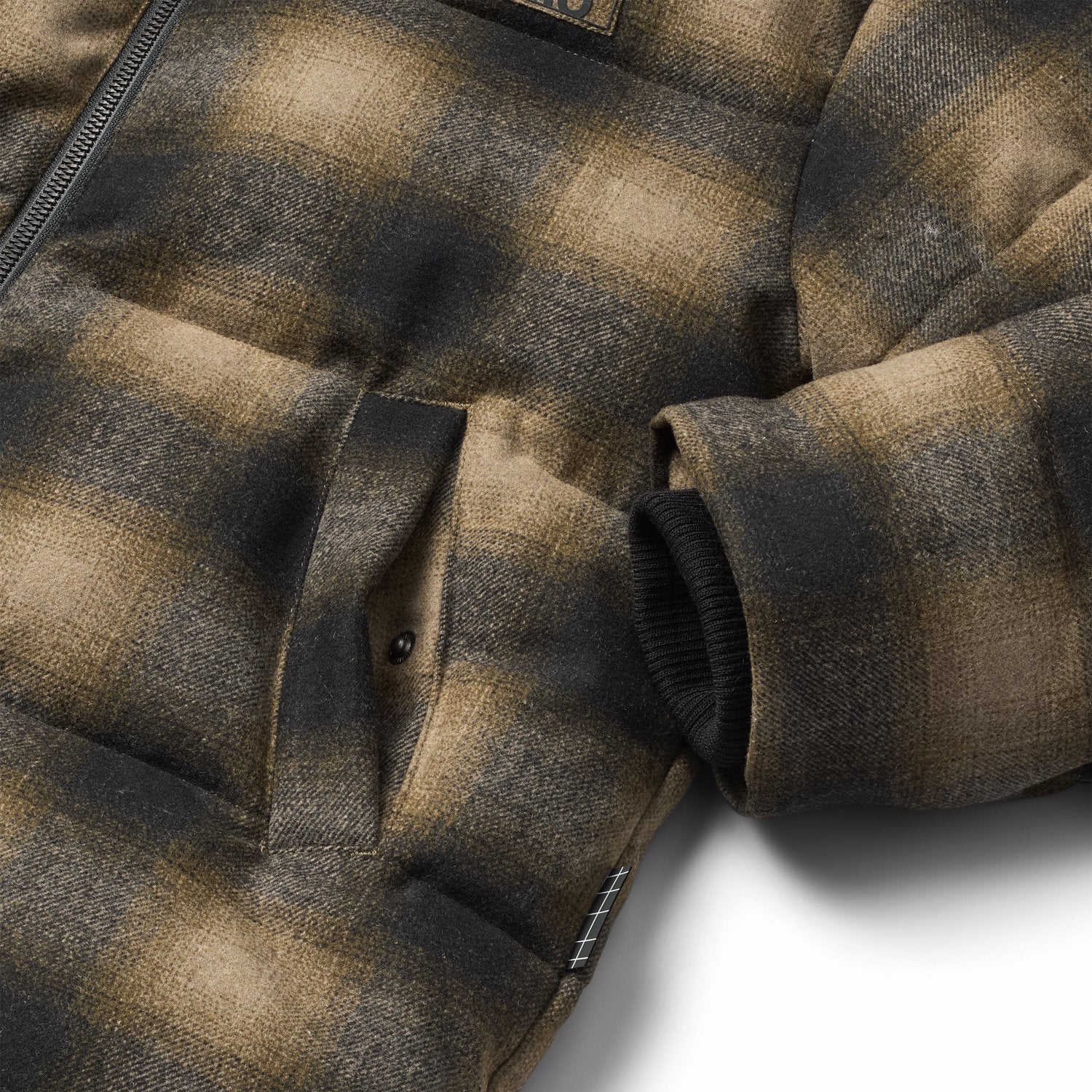 HILO PLAID PUFFER JACKET (PREORDER) - JACKETS