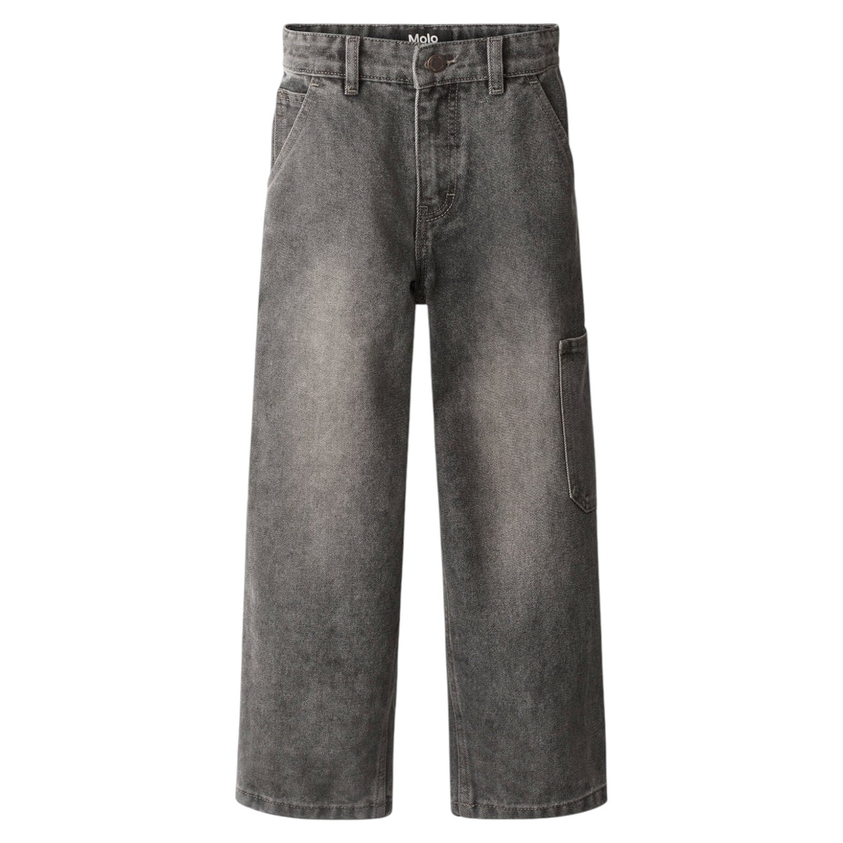 WASHED ARCHER DENIM PANTS (PREORDER) - MOLO - PANTS