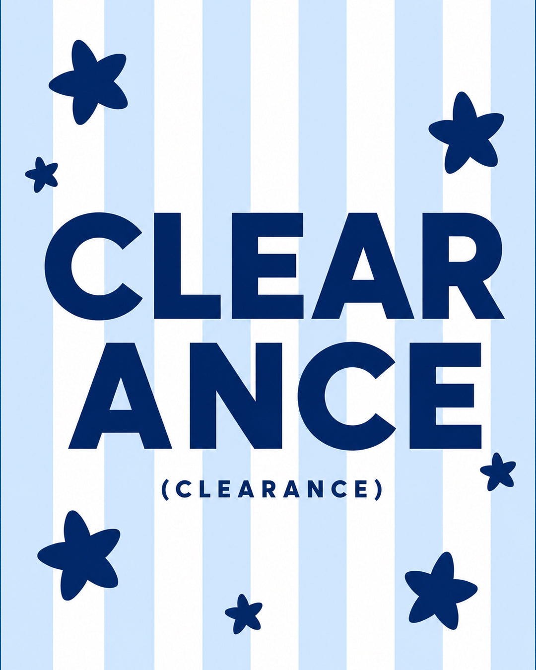 CLEARANCE