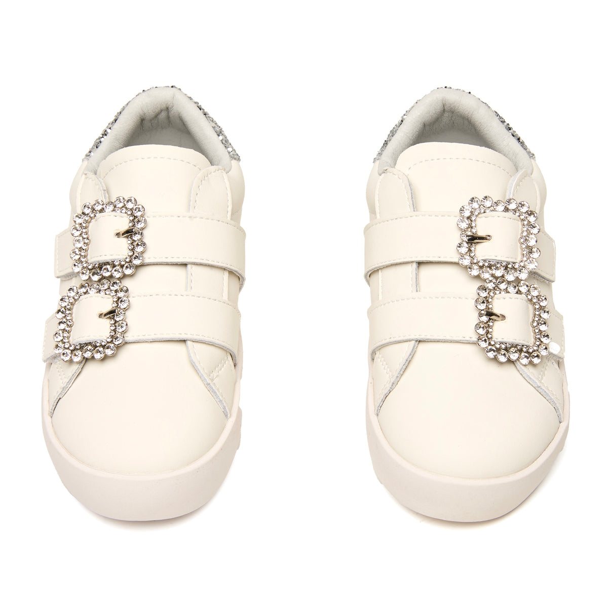 CHER CRYSTAL BUCKLE STRAPS SNEAKERS