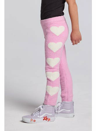 HEART FUZZY LEGGINGS (PREORDER)