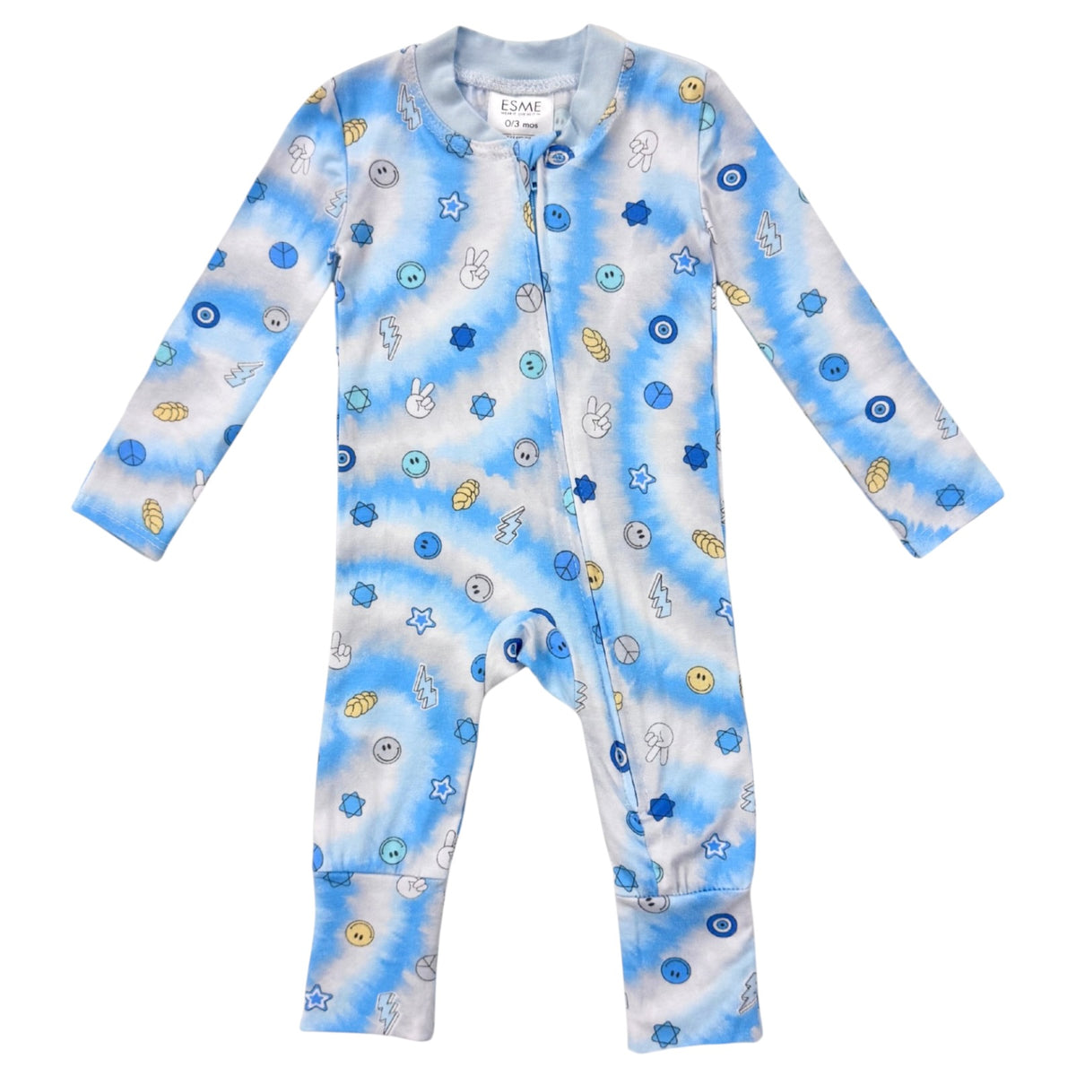 CHALLAH BACK COOL ICONS ZIP FOOTIE (PREORDER)
