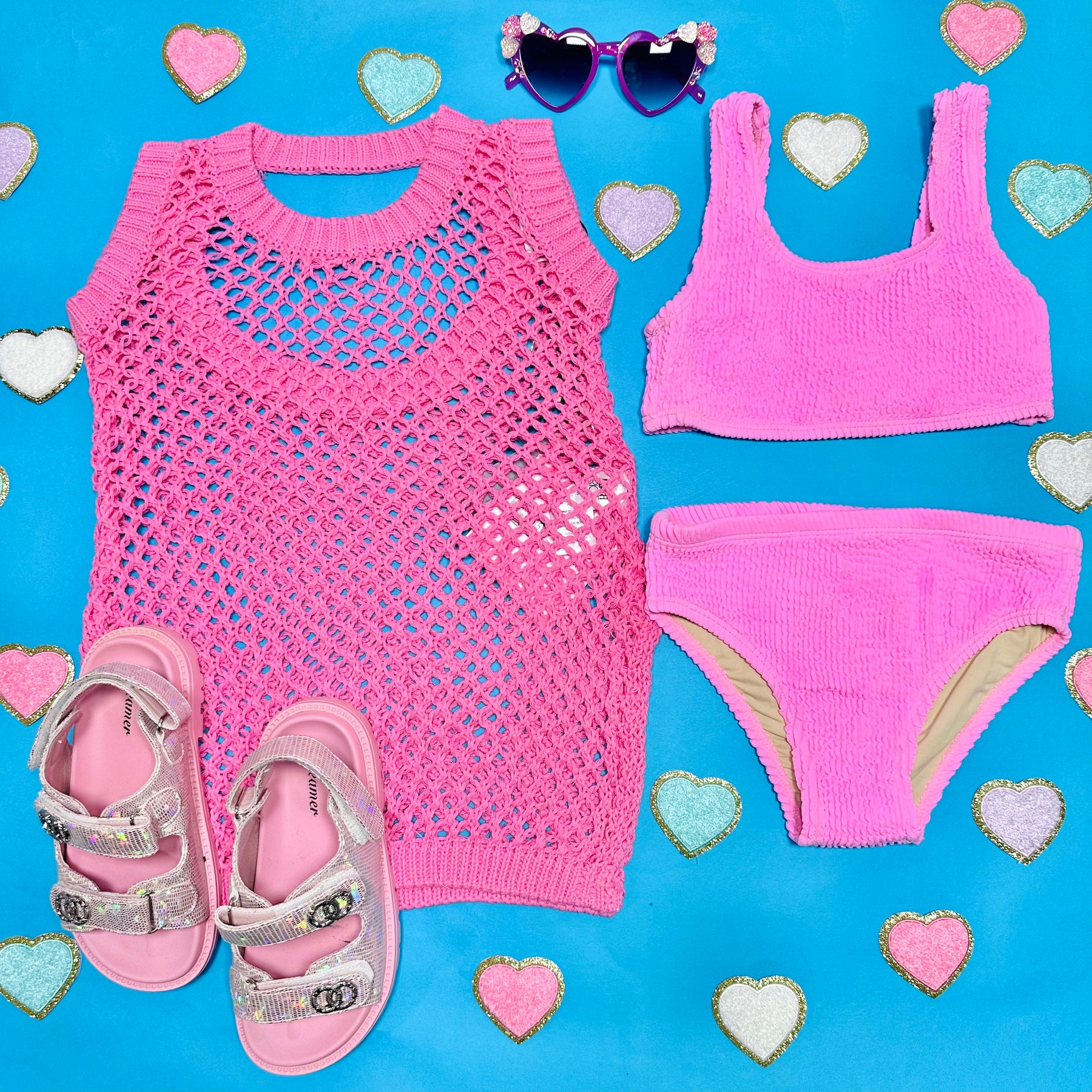 CRINKLE SPORTY TWO PIECE BIKINI - TWO PIECE BIKINI