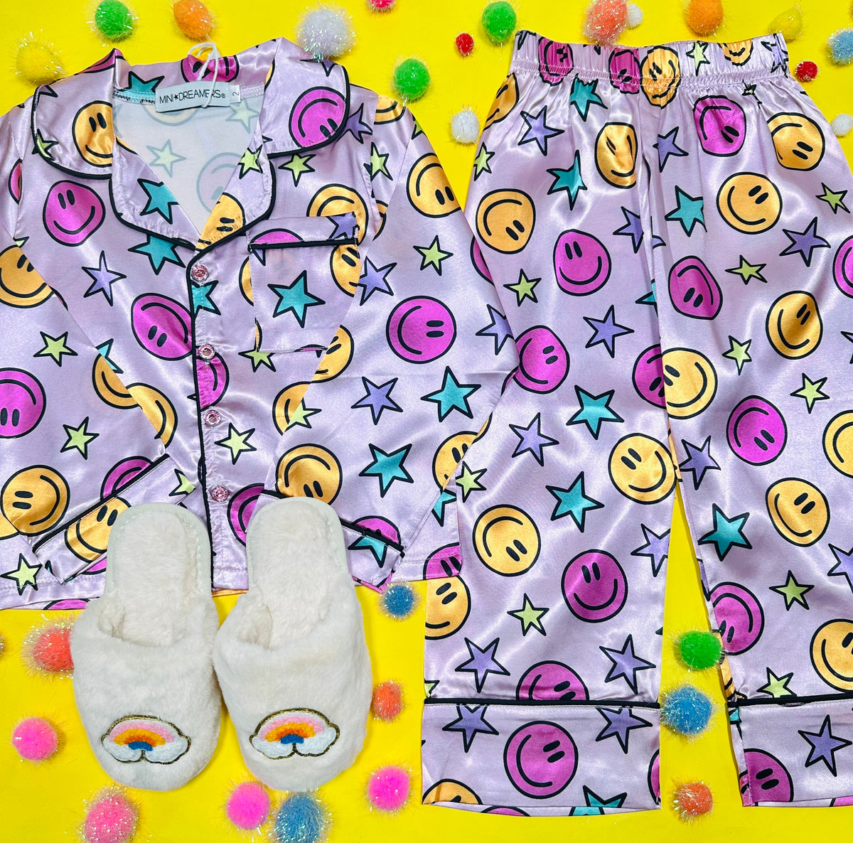 SMILEY & STARS SILKY SET - SET