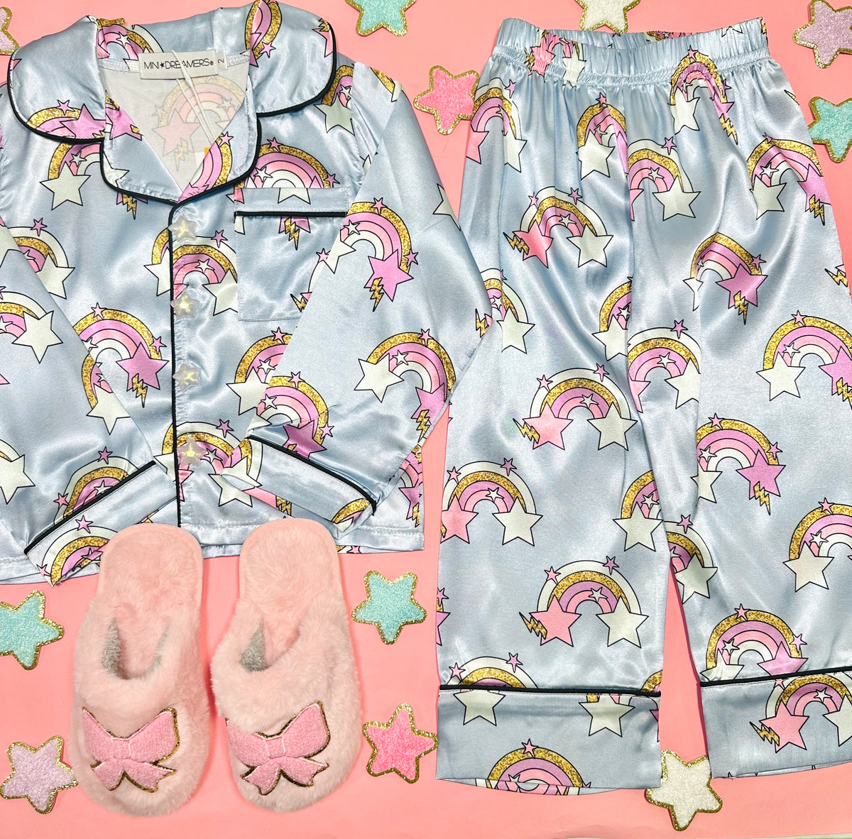 RAINBOW & STARS SILKY SET - SET