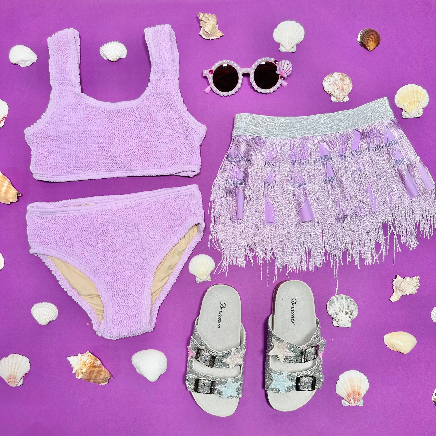CRINKLE SPORTY TWO PIECE BIKINI - TWO PIECE BIKINI