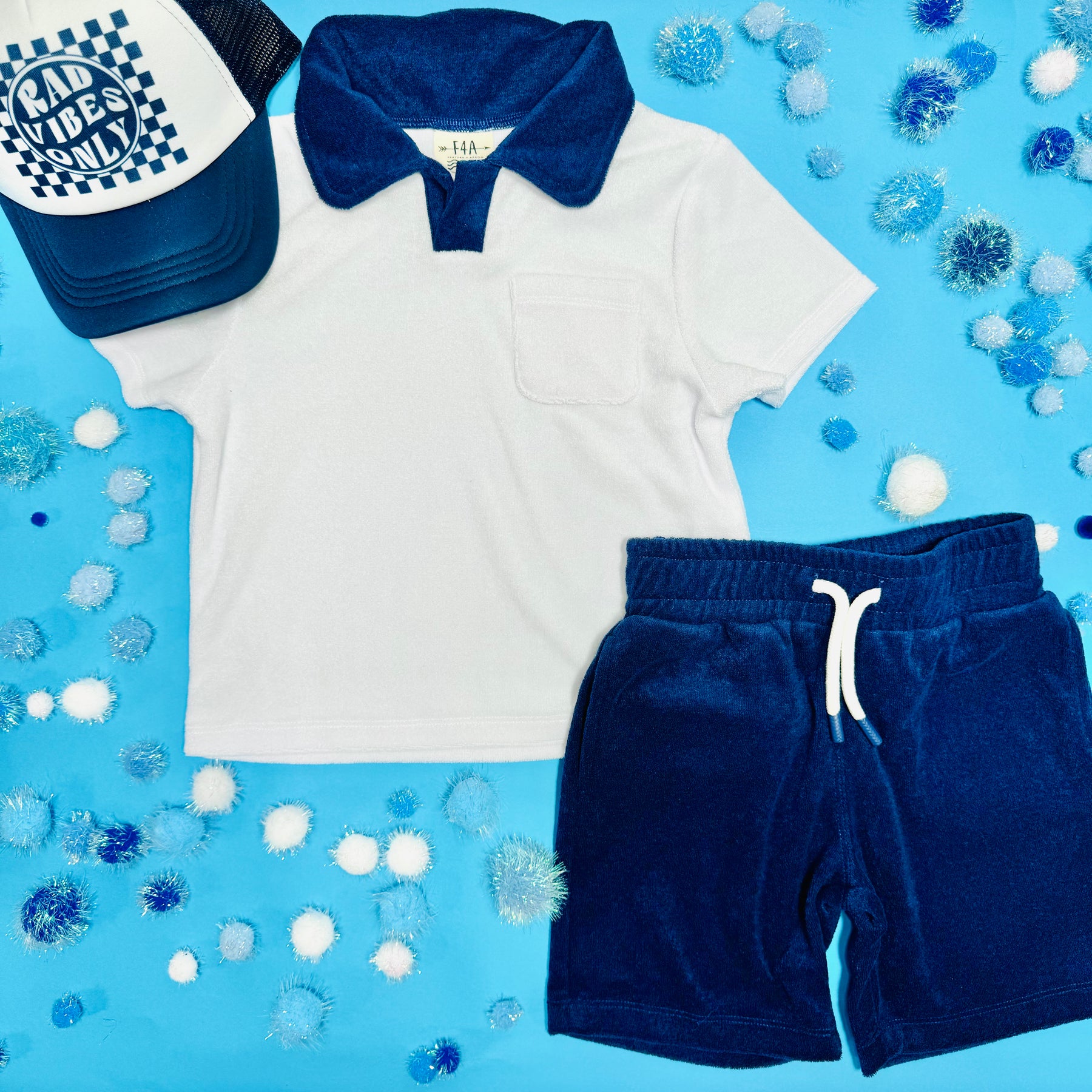 COASTAL TERRY SHORTS - SHORTS