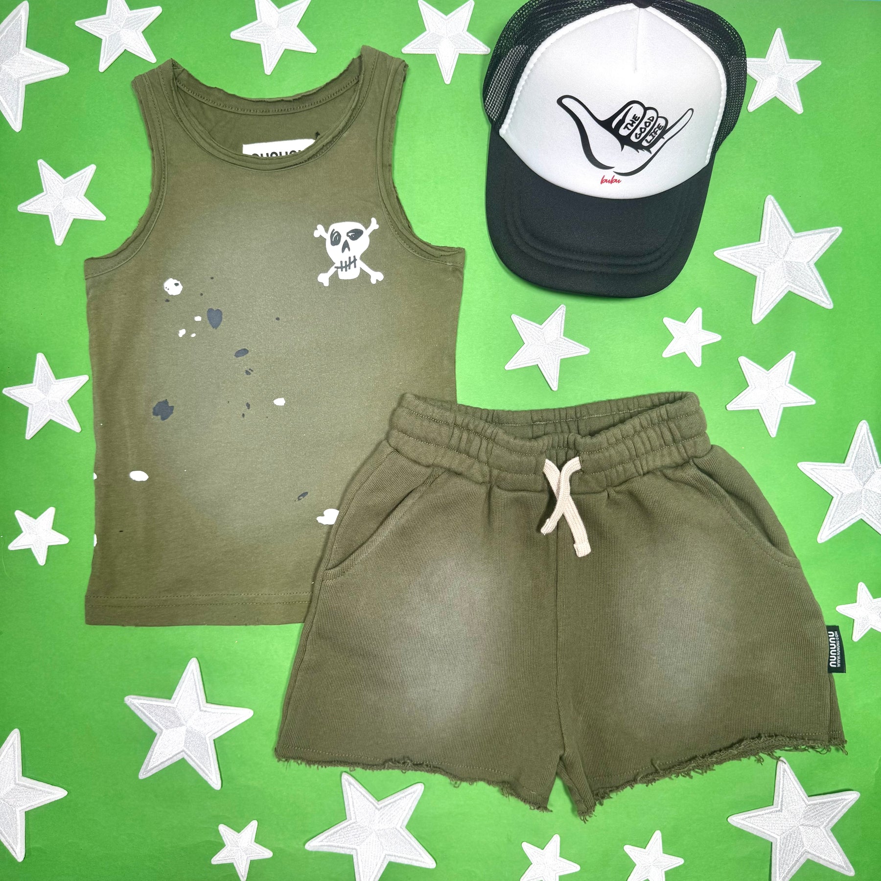 SKULL SPLATTER TANK TOP - TANK TOPS