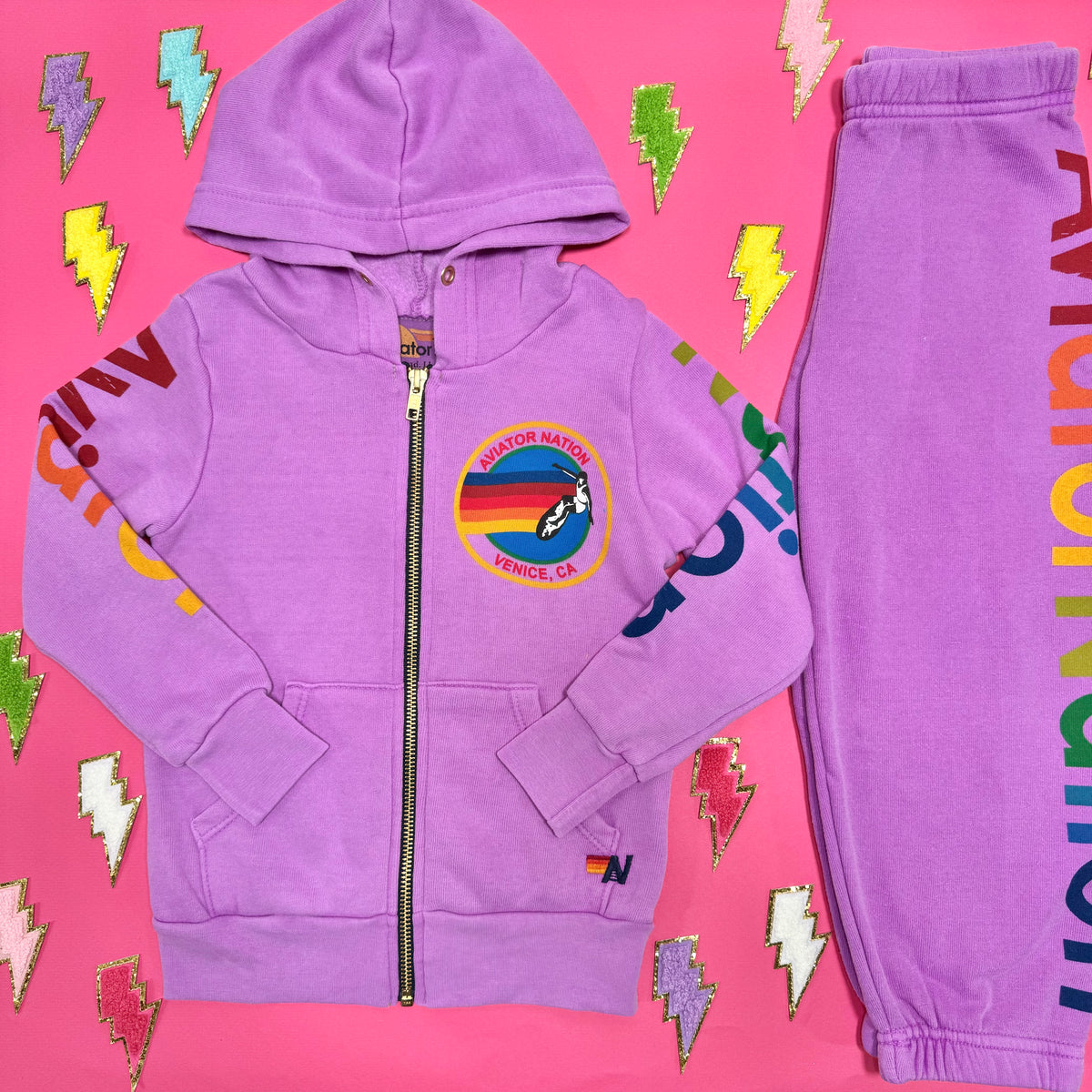 AVIATOR NATION NEON SWEATPANTS - SWEATPANTS