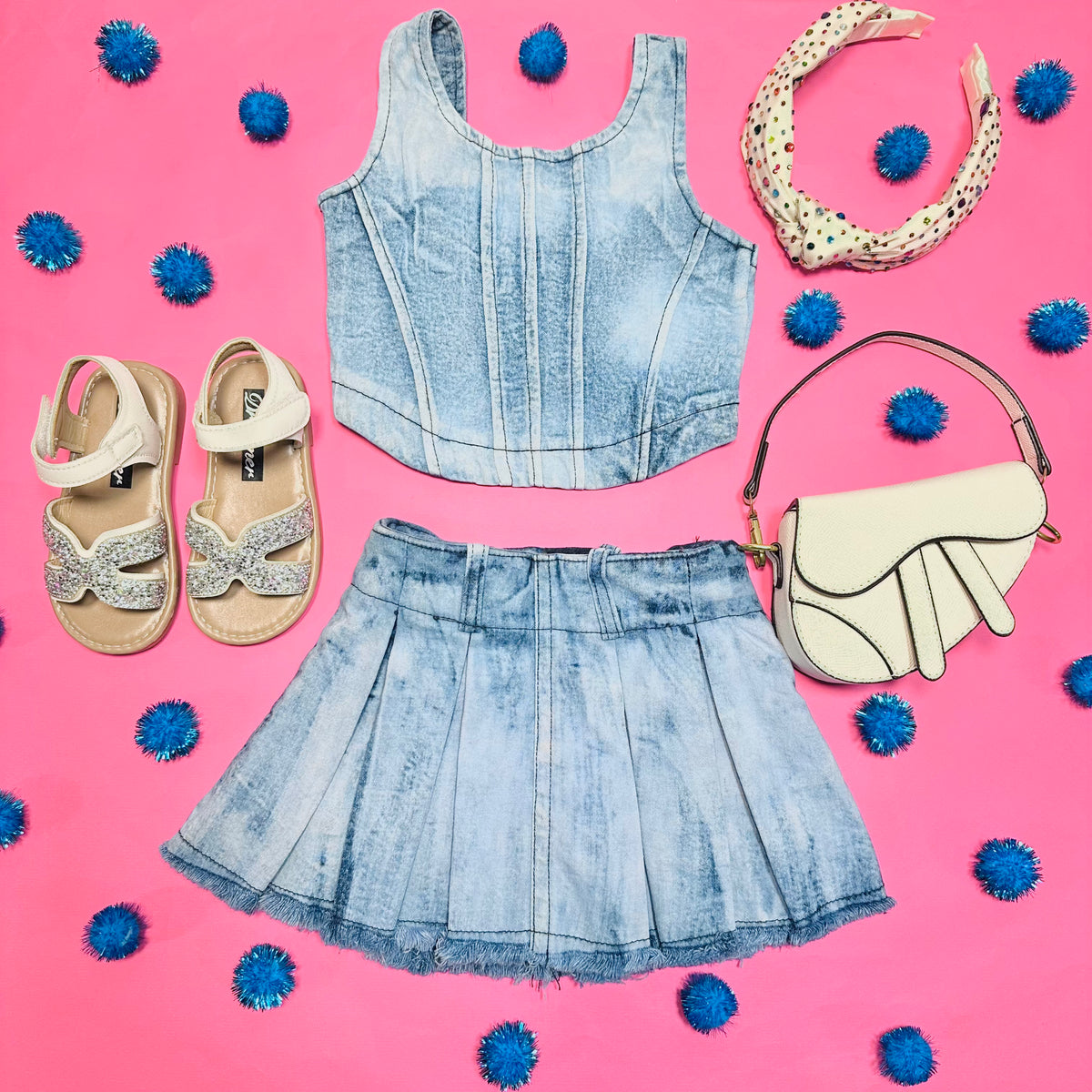 DENIM TANK TOP - TANK TOPS