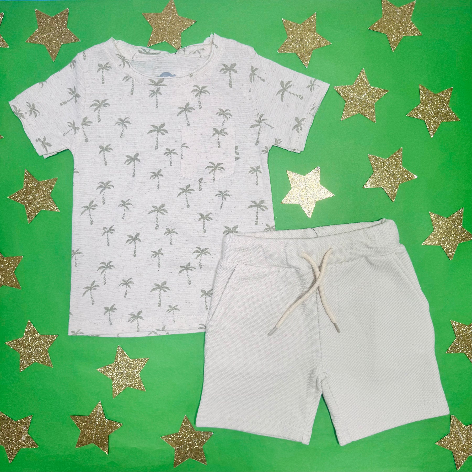 PALM TREES TSHIRT - SHORT SLEEVE TOPS