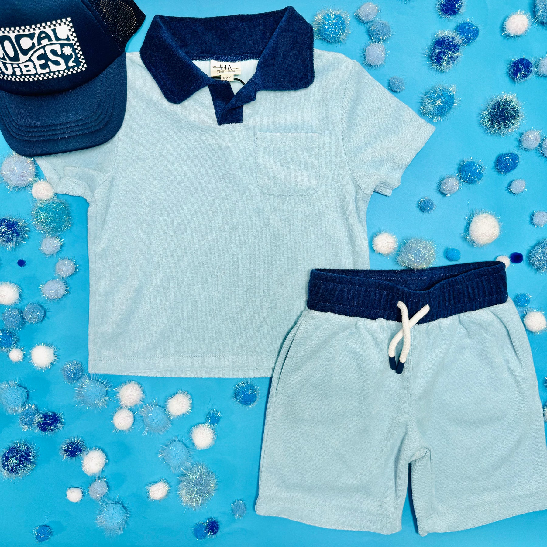 COASTAL TERRY SHORTS - SHORTS