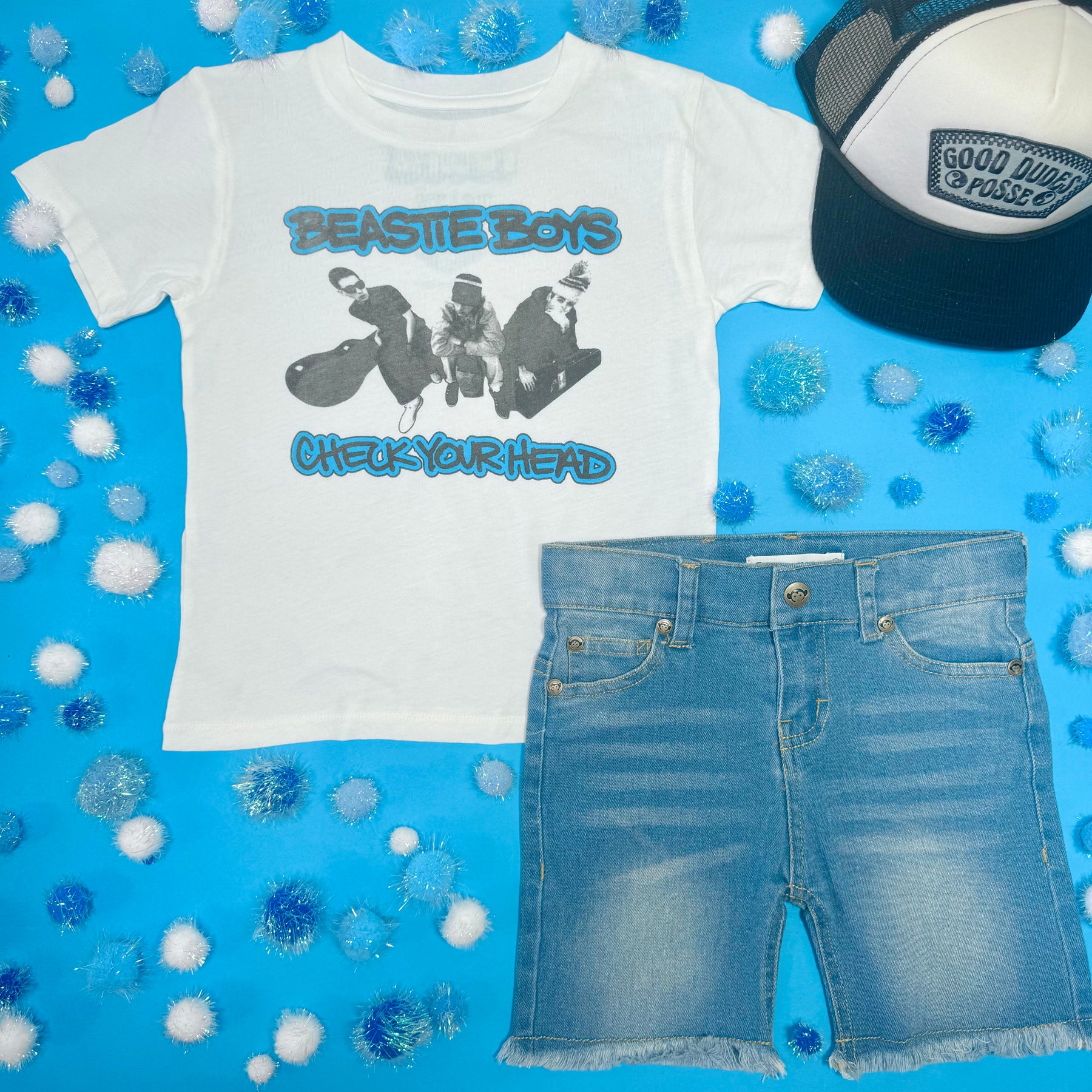 DENIM SHORTS - SHORTS