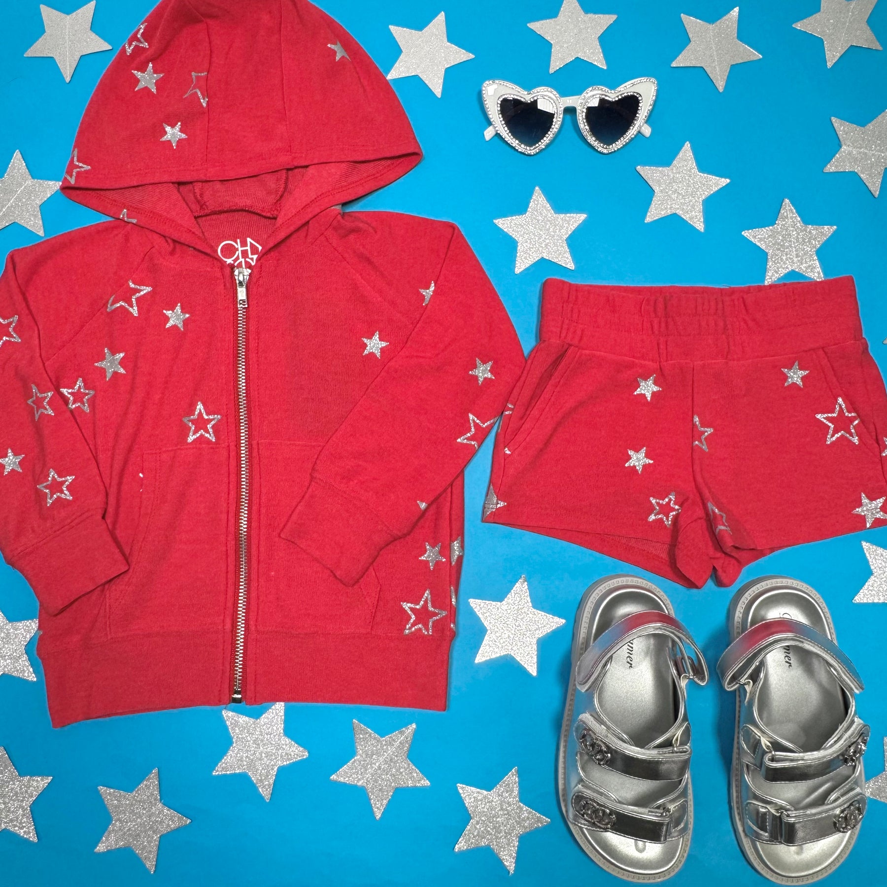 GLITTER STARS SHORTS - SHORTS