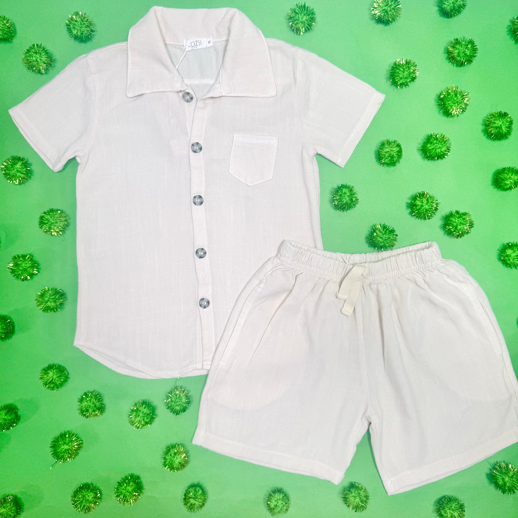 LINEN BUTTON DOWN TOP - BUTTON DOWNS