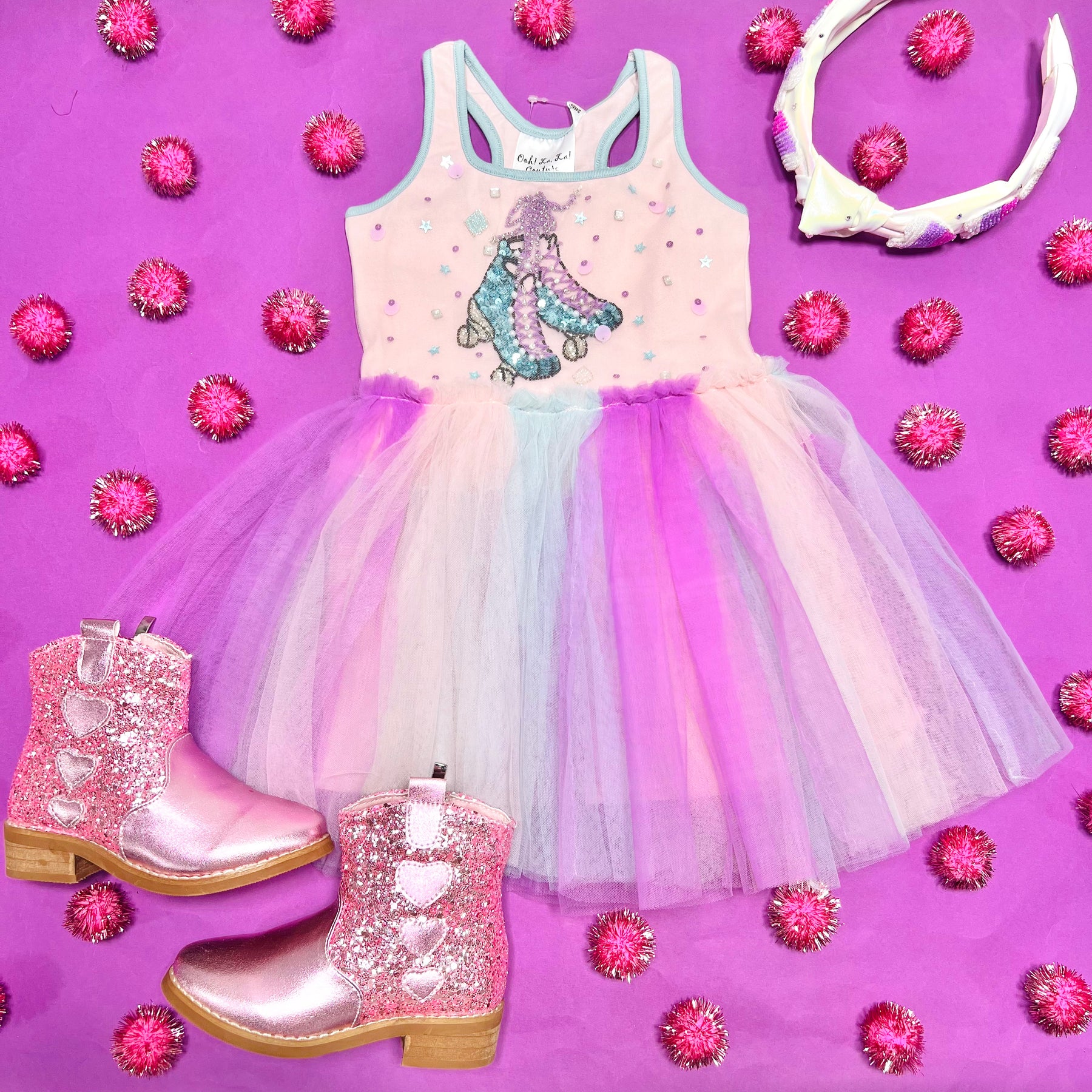 ROLLERSKATE TUTU DRESS - DRESSES