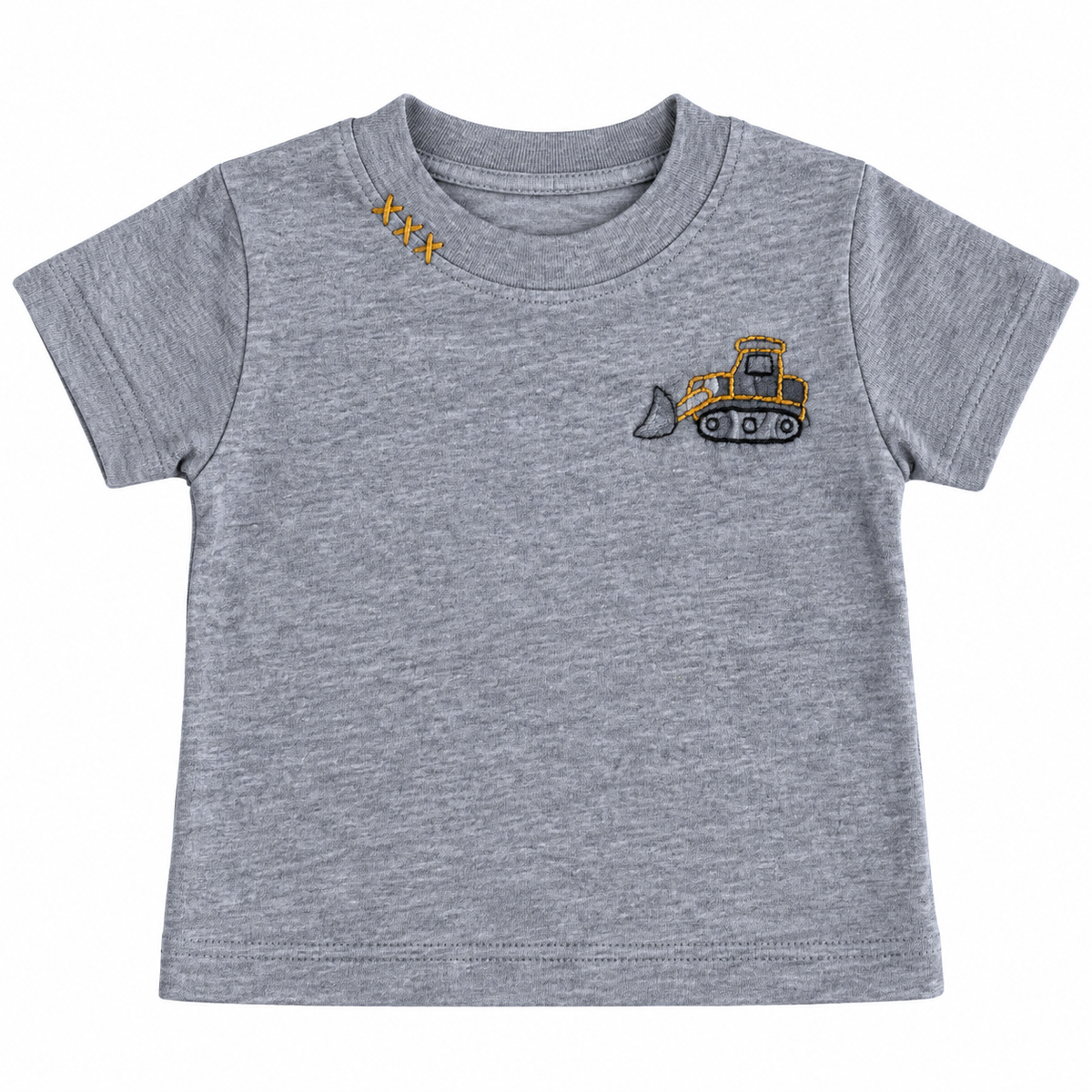 BULLDOZER TRUCK EMBROIDERED TSHIRT (PREORDER)