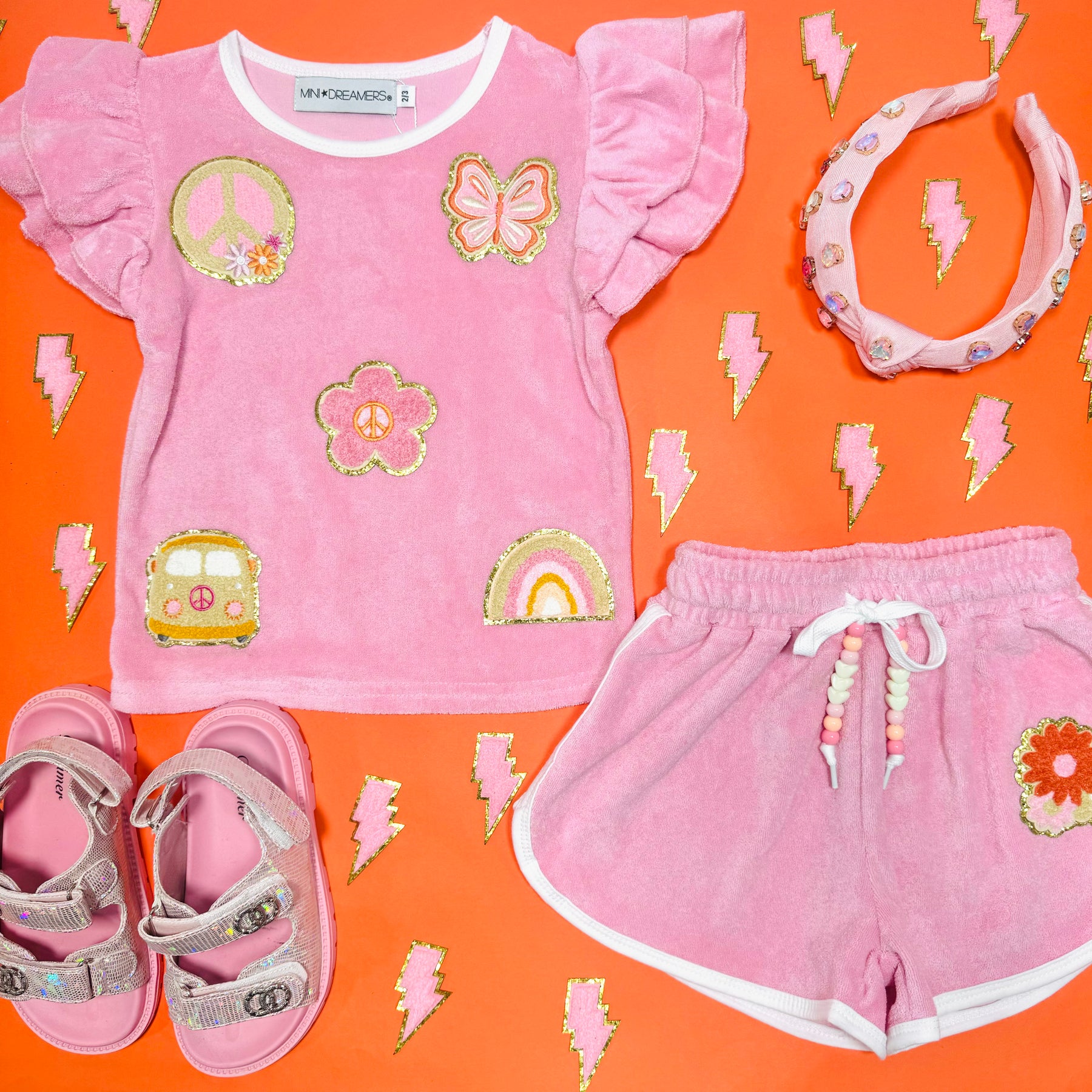 COACHELLA TOP AND SHORTS SET - SET