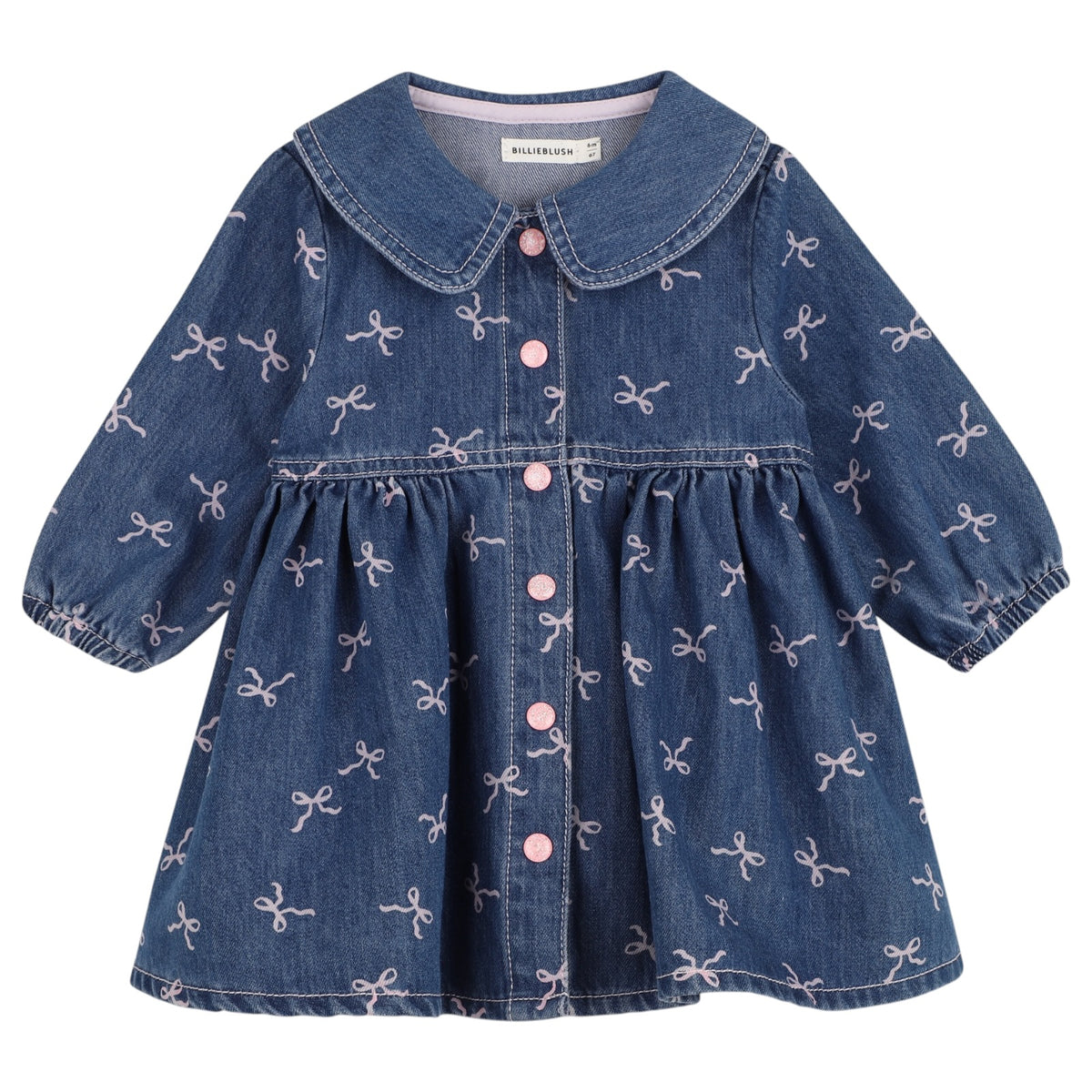 BOW DENIM DRESS (PREORDER)