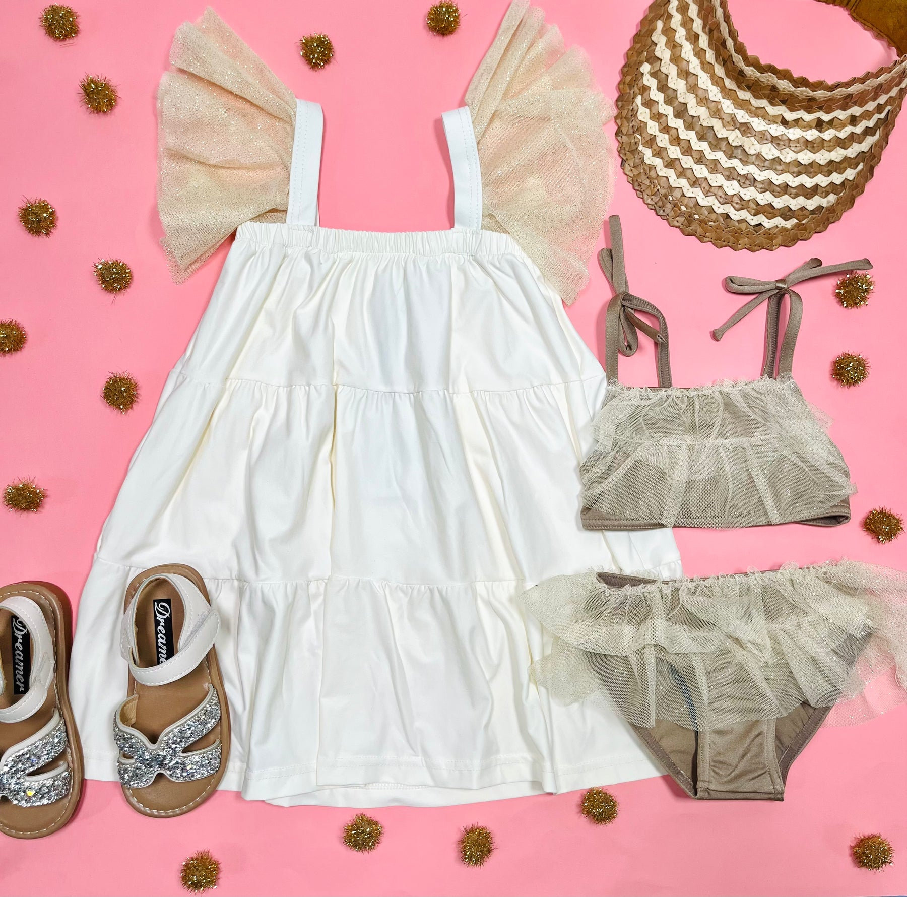 TULLE KAFTAN SUNDRESS