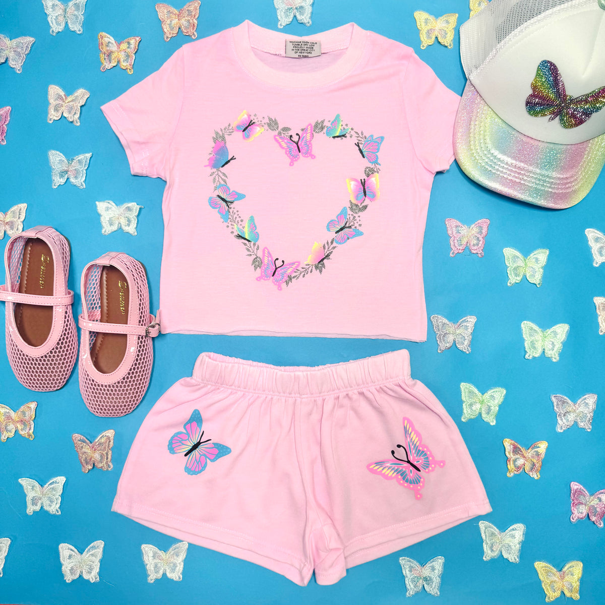 BUTTERFLIES HEART TSHIRT