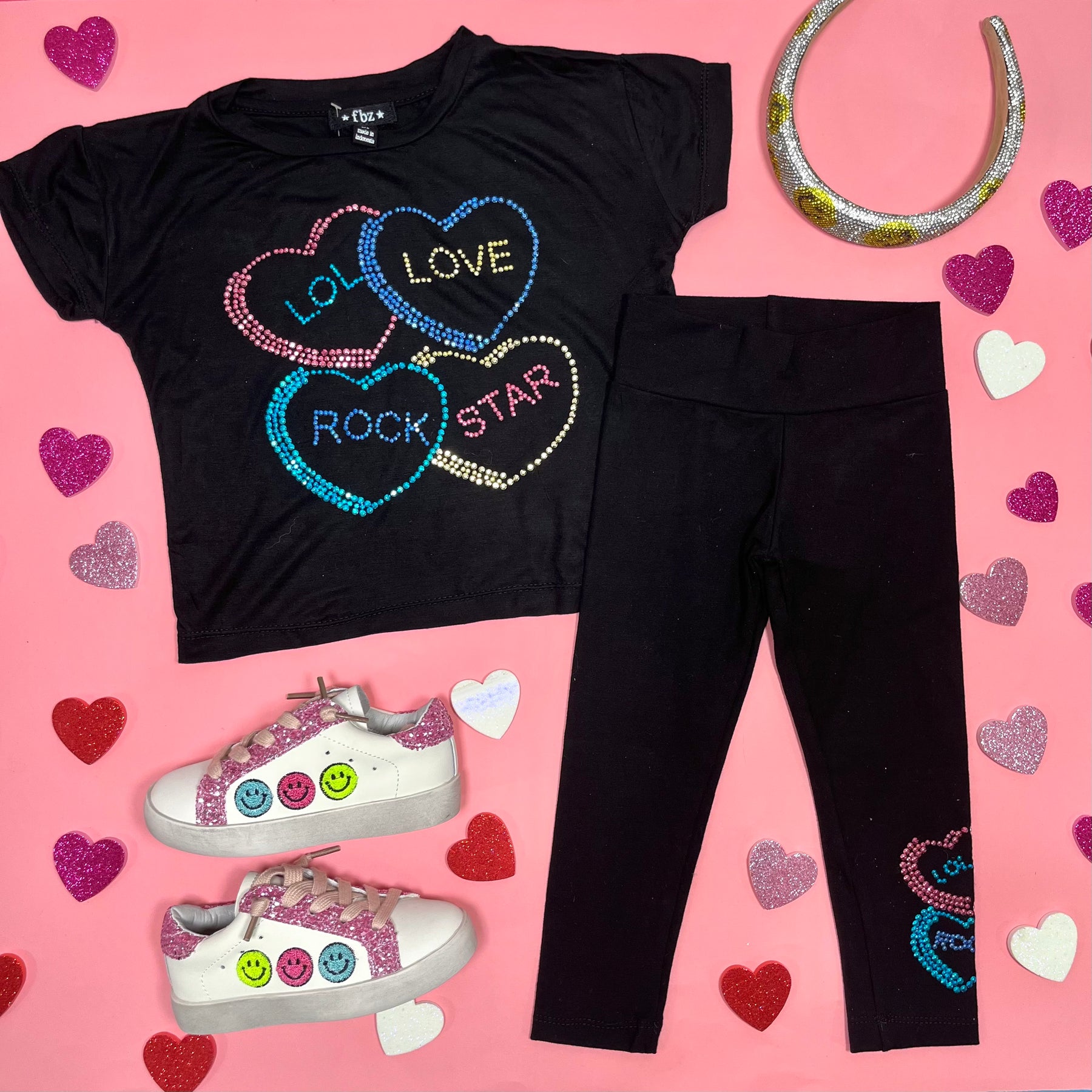 CRYSTAL HEARTS TSHIRT