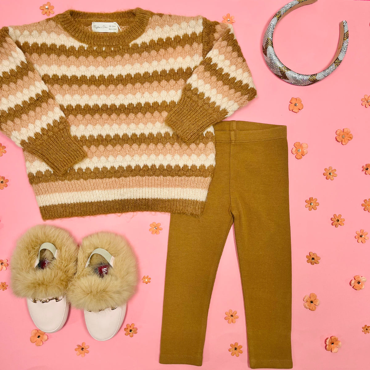 ASPEN STRIPE KNITTED SWEATSHIRT - SWEATERS