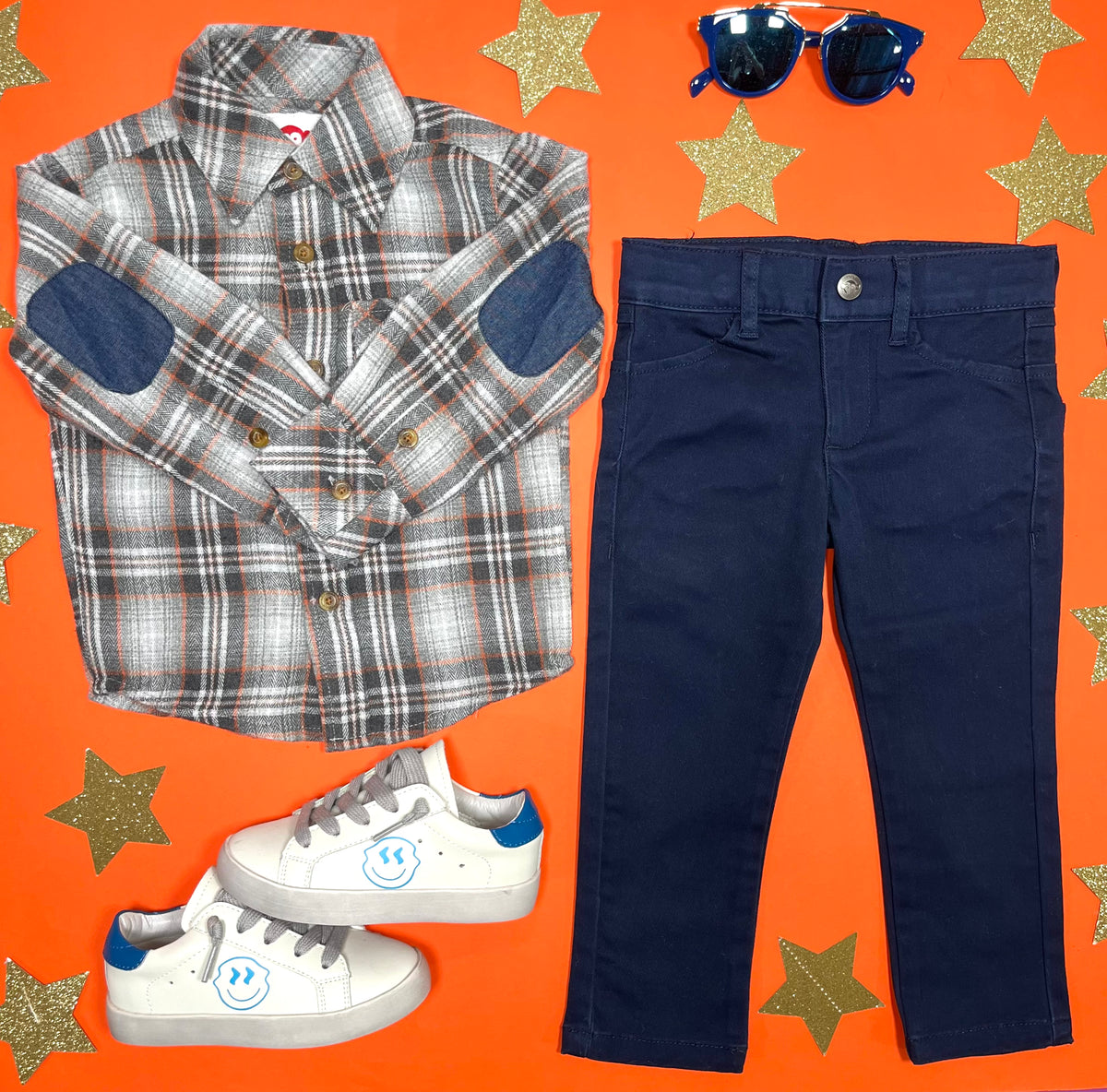 PLAID FLANNEL BUTTON DOWN TOP - BUTTON DOWNS