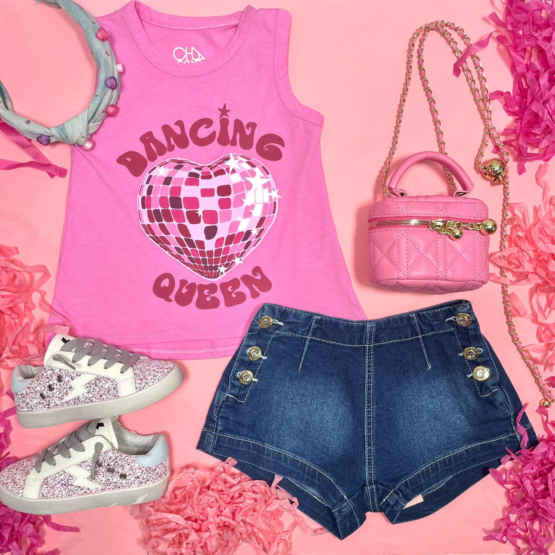 DANCING QUEEN DISCO TANK TOP