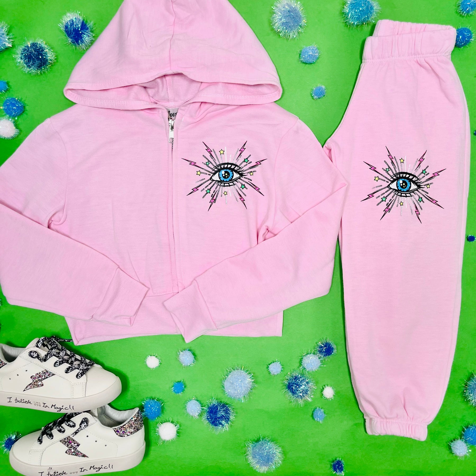 MAGICAL EYE ZIP UP HOODIE