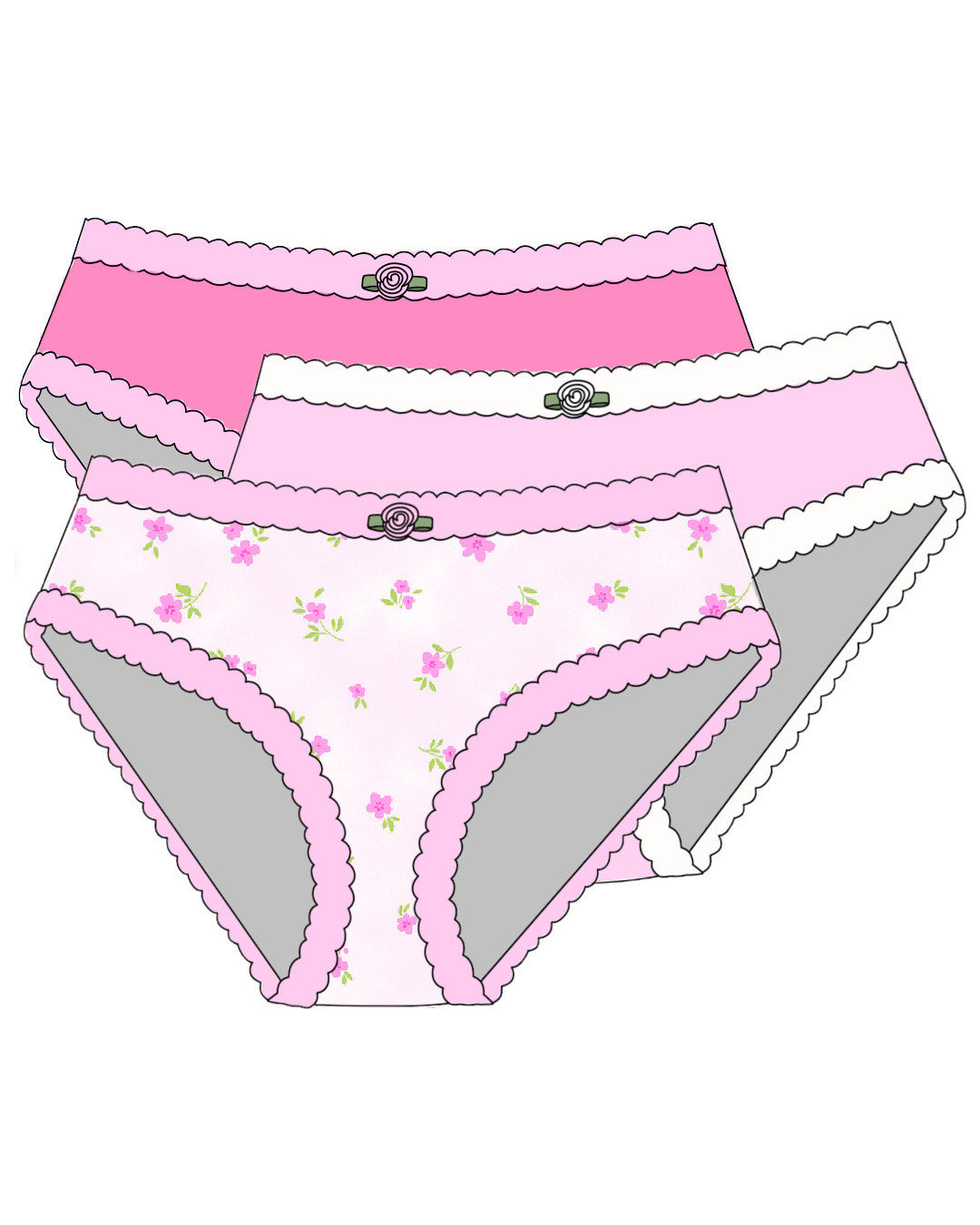 ROSIE 3 PACK PANTIES