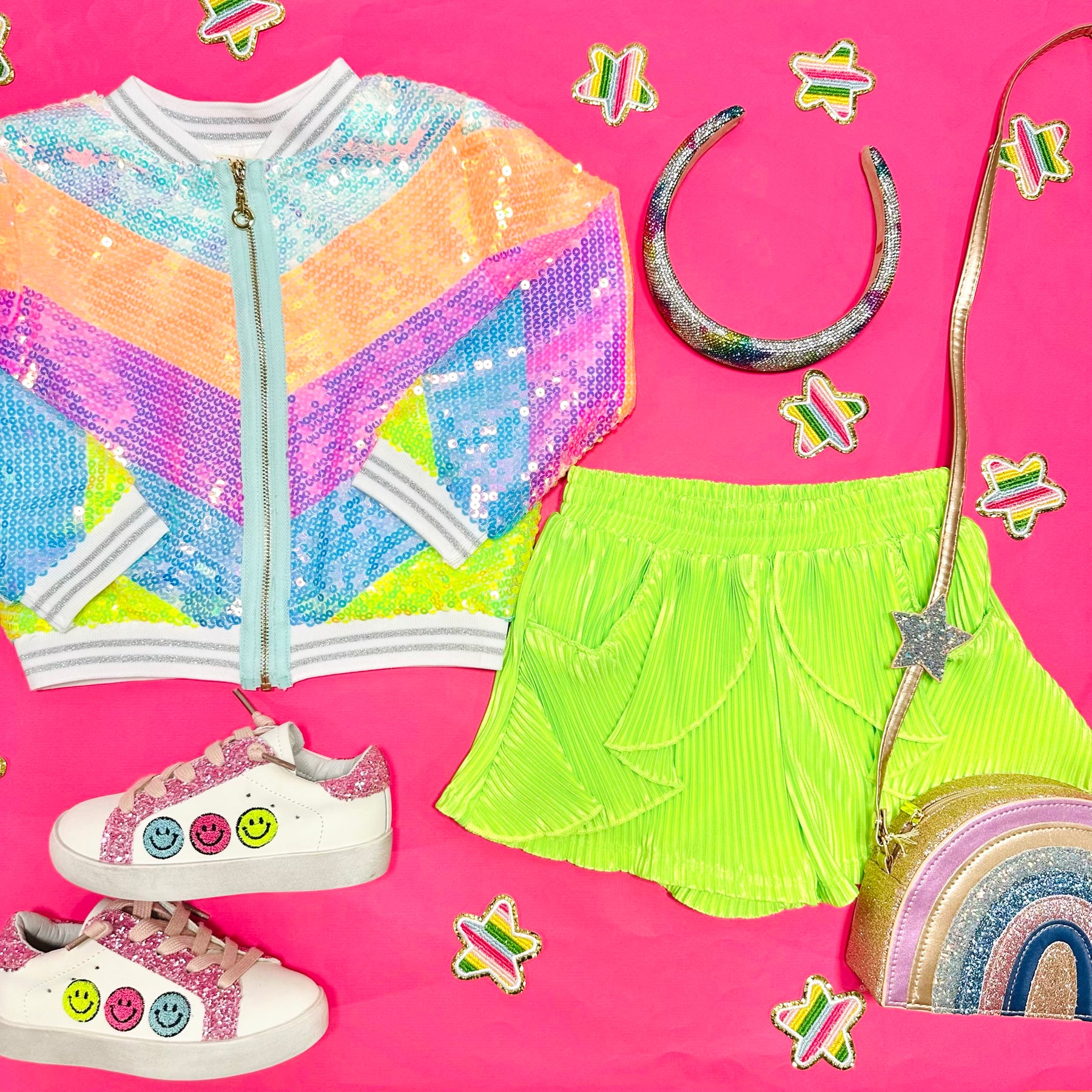PLEATED RUFFLE SHORTS - SHORTS
