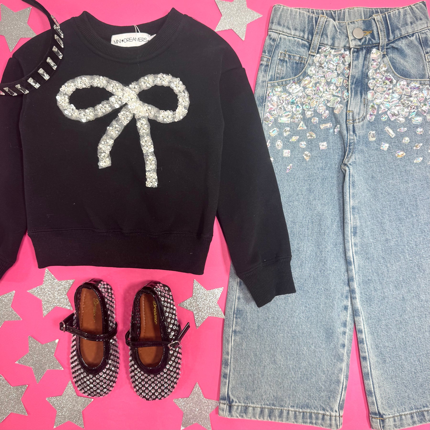 SOPHIE BOW SWEATER - SWEATERS
