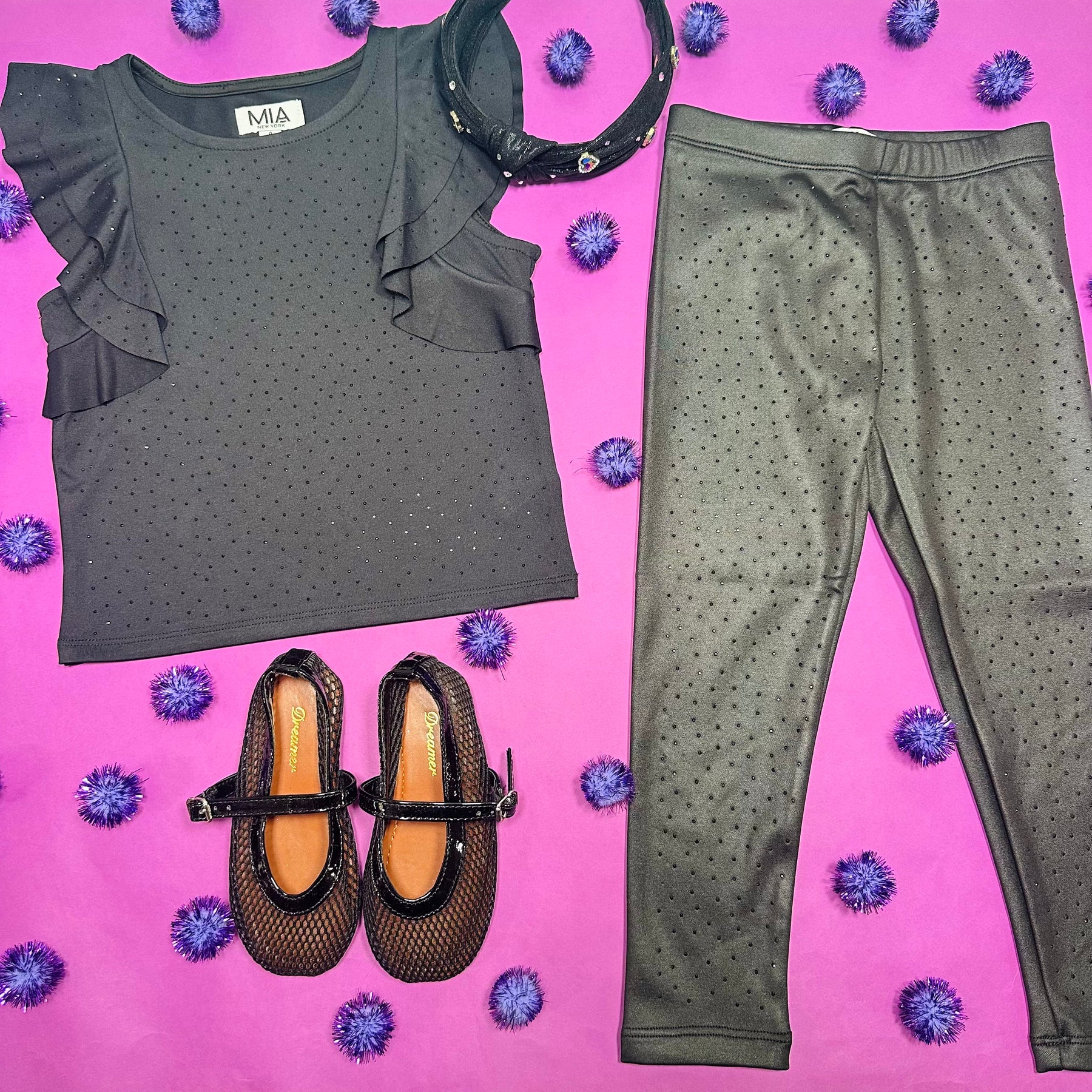 STUDDED LEGGINGS - LEGGINGS