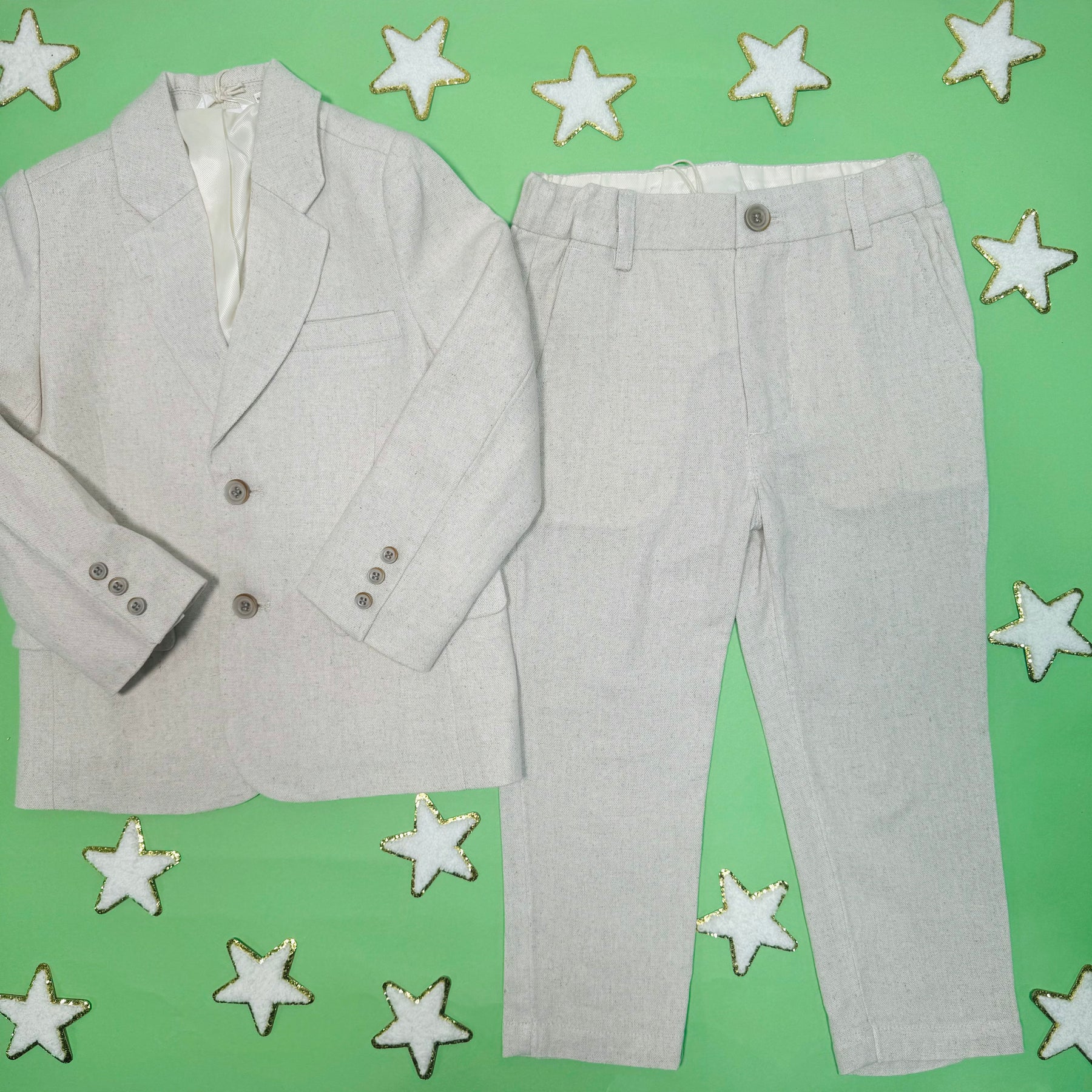 LINEN SEBASTIAN BLAZER - JACKETS