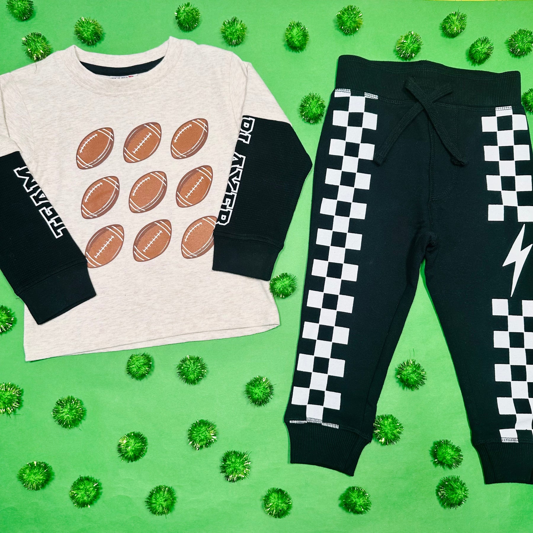 CHECKERED SWEATPANTS - SWEATPANTS