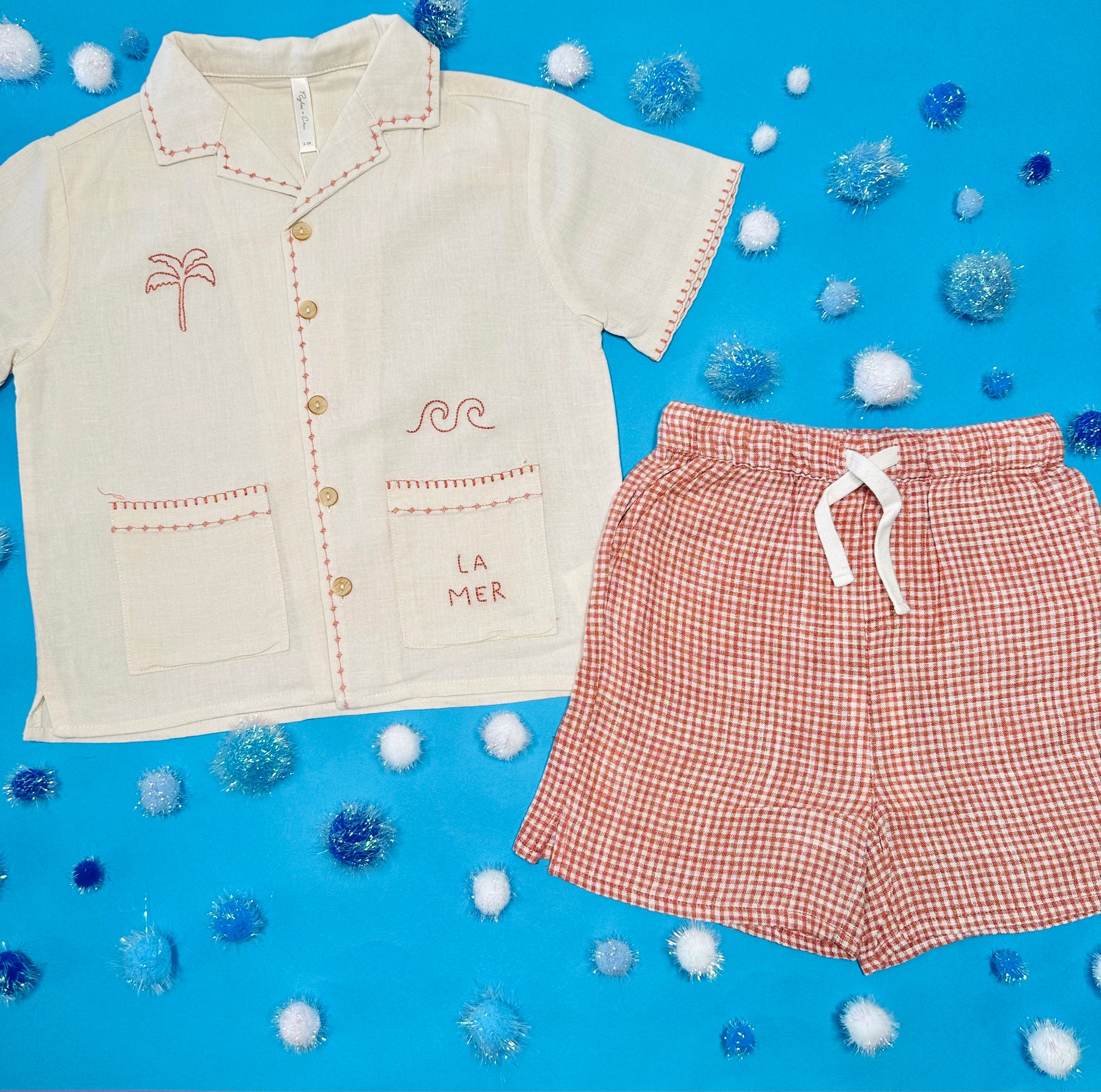 GINGHAM SHORTS - SHORTS
